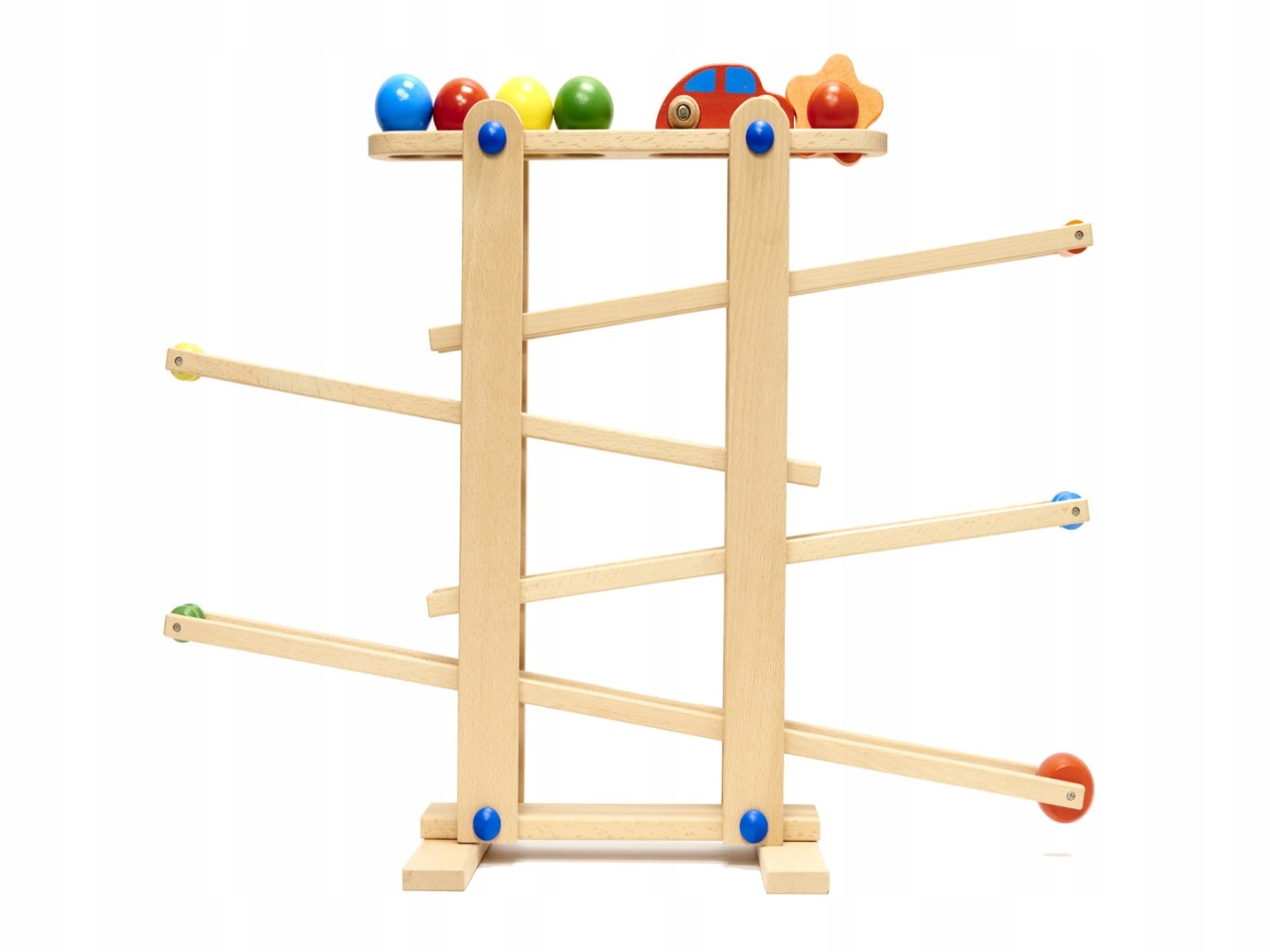 TOR KULKOWY DREWNIANY PRZESZKODY KULODROM MONTESSORI XXL Minimalny wiek dziecka 3