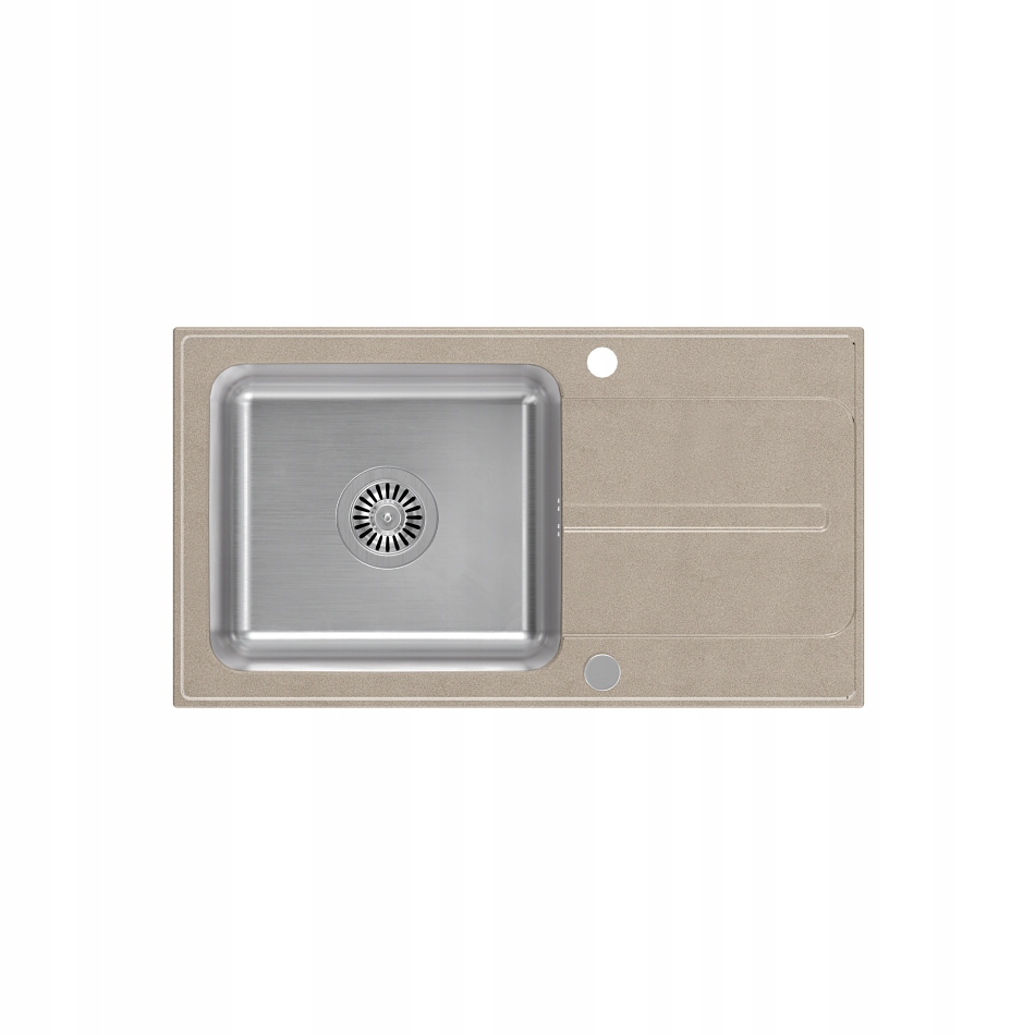 Quadron Drez Ralph 111 Zápustný drez Fusion Piesková oceľ 78x43 cm