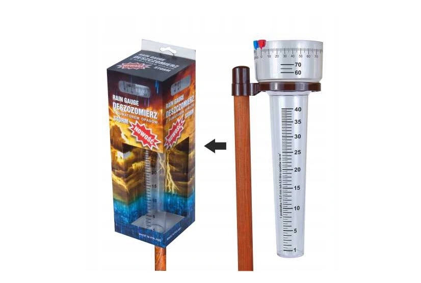 

Deszczomierz Wbijany Z Sumatorem Opadów Miernik