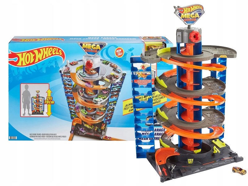 

Hot Wheels Zestaw Zakręcony Garaż Parking
