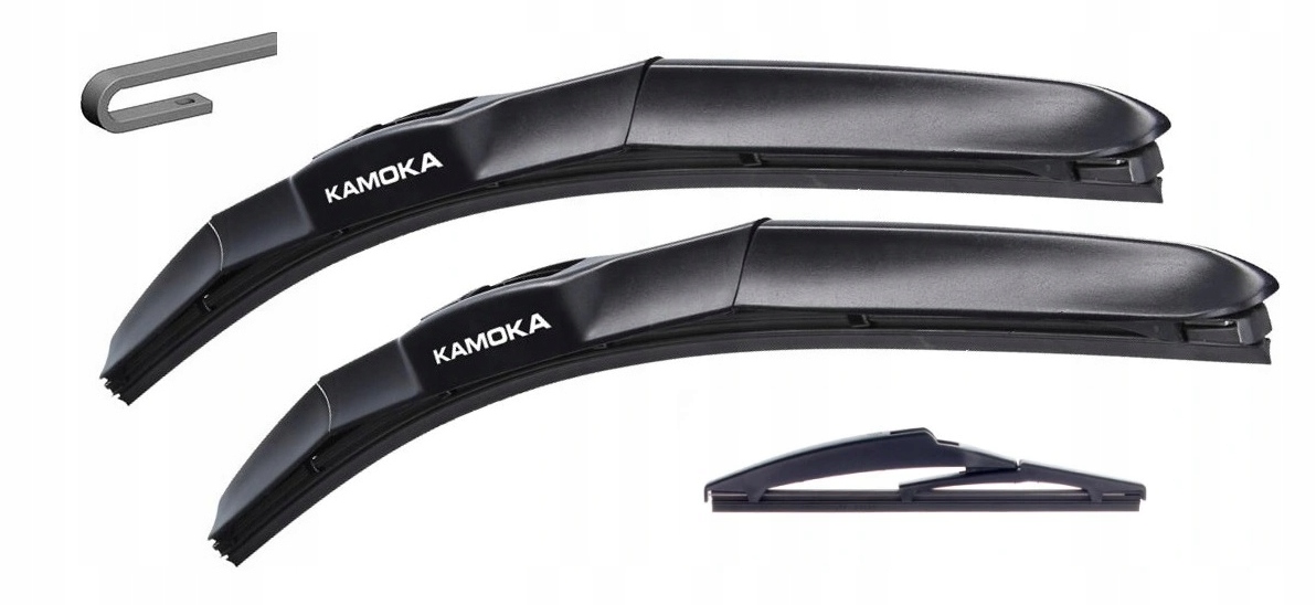Komplet 3X Wycieraczki Przód Tył Kamoka Hybrydowe Toyota Auris E18 Hb