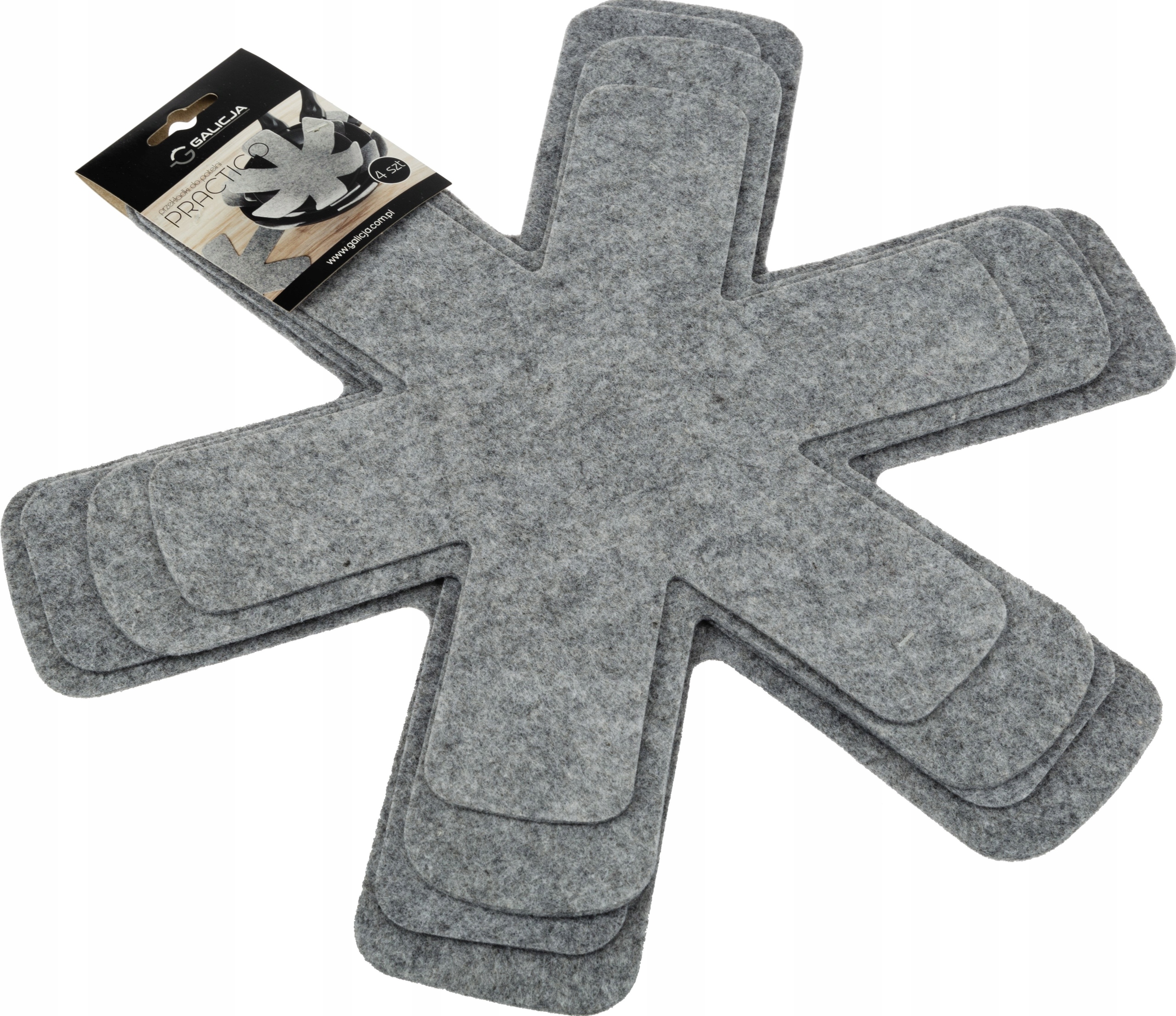 GALICJA ZESTAW OCHRONNYCH PRZEKŁADEK DO PATELNI PRZEKŁADKI FILCOWE 4 SZT. EAN (GTIN) 5902869239476