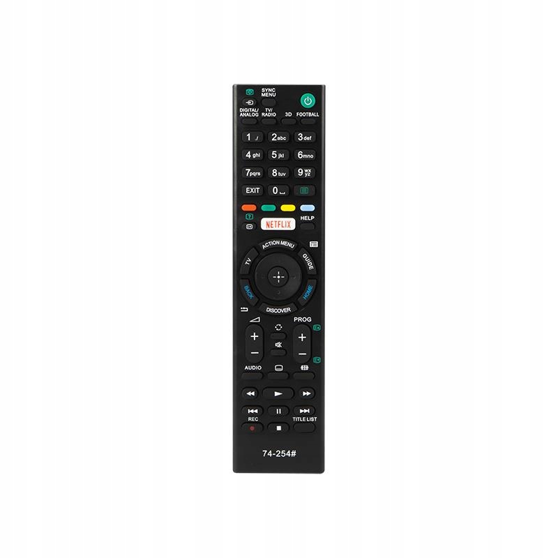 Pilot TV Sony UNIWERSALNY LCD NETFLIX RMT-TX100U D