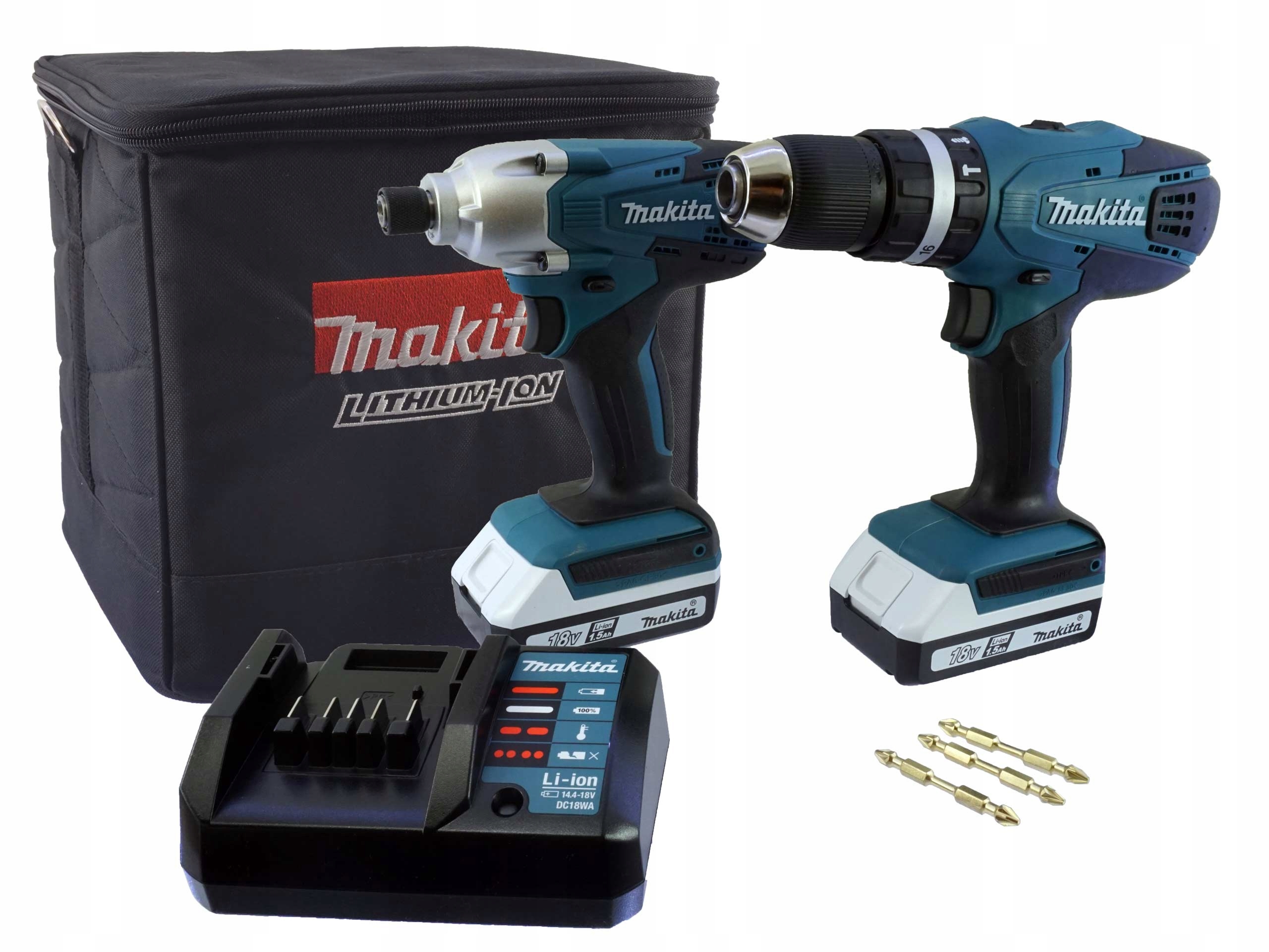 

Makita DK18015X2 zestaw HP457D TD127D 2x18V