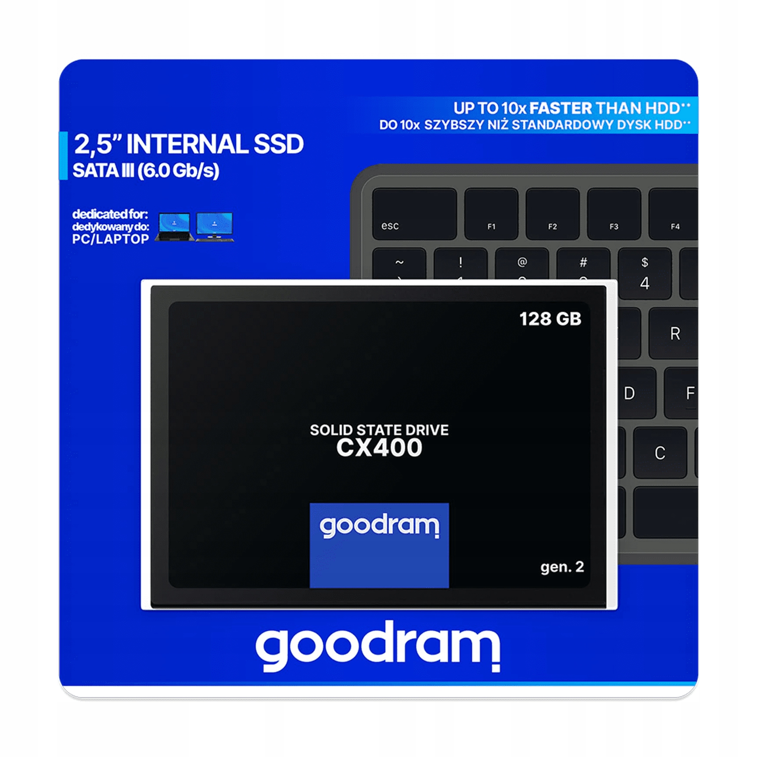 DYSK SSD 128 GB Goodram do laptopa komputera PC SATA CX400 2,5" sata III