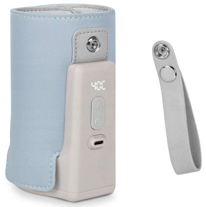 LIONELO PRZENOŚNY PODGRZEWACZ TURYSTYCZNY DO BUTELEK THERMUP GO PLUS BLUE