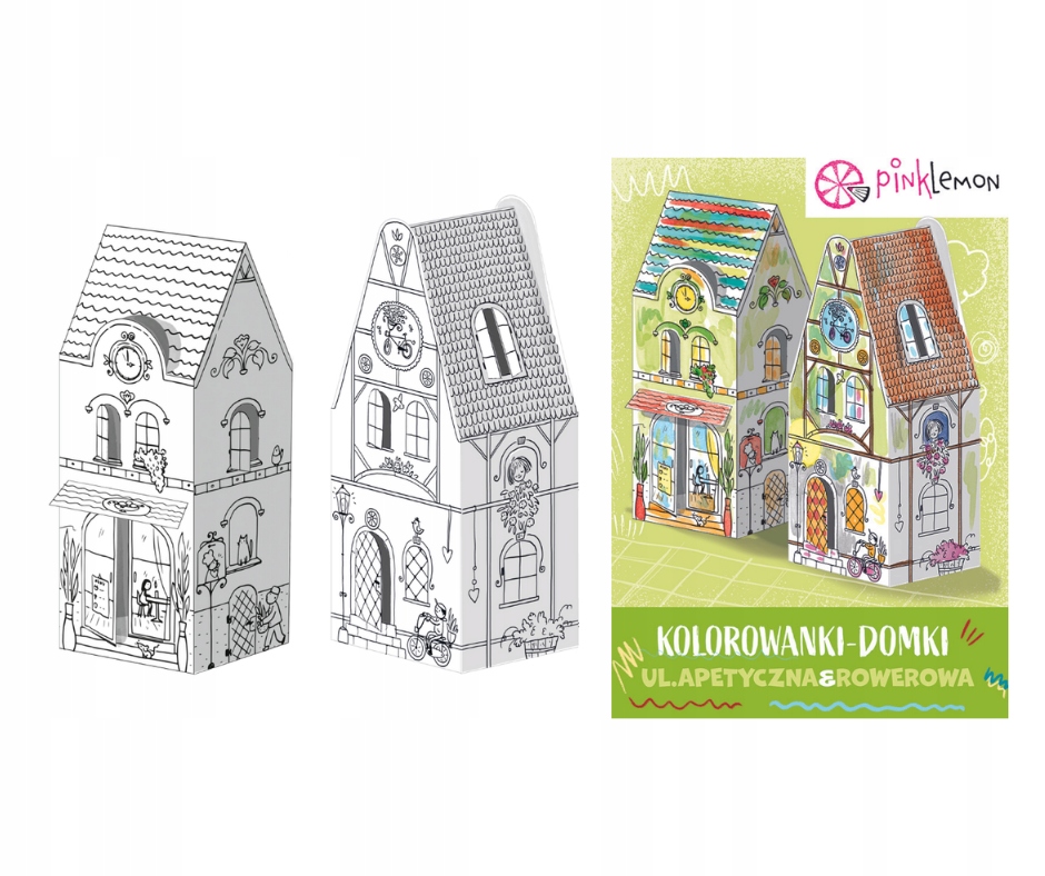 

Domek Do Kolorowania Mini Ul. Apetyczna I Rowero..