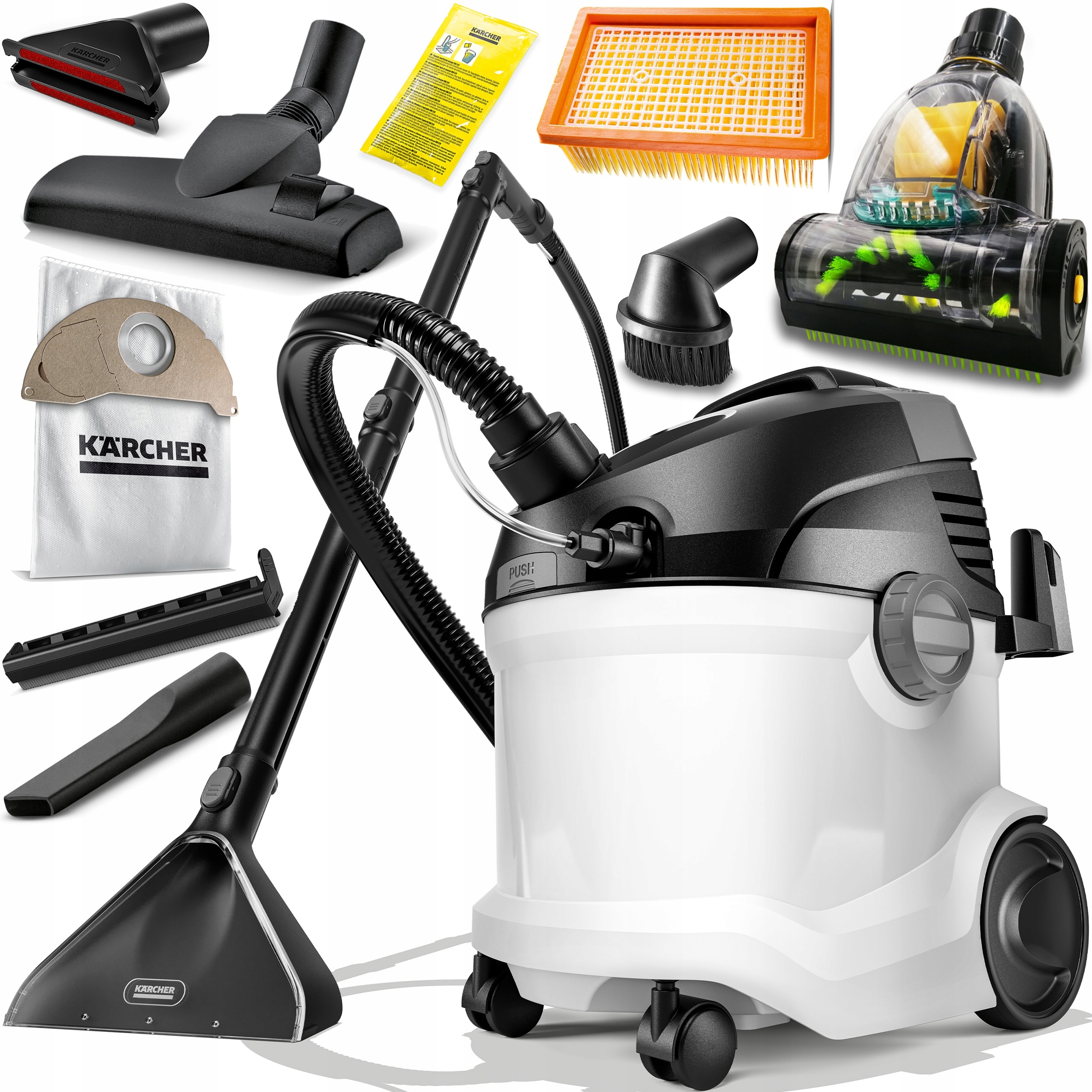 Karcher Se 5 Prací Vysávač Pre Koberce Sucho/mokro Univerzálny 3V1