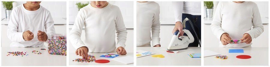 Koraliki do prasowania ŚWIECĄCE La Manuli 5 Wzorów Certyfikaty, opinie, atesty CE EN 71