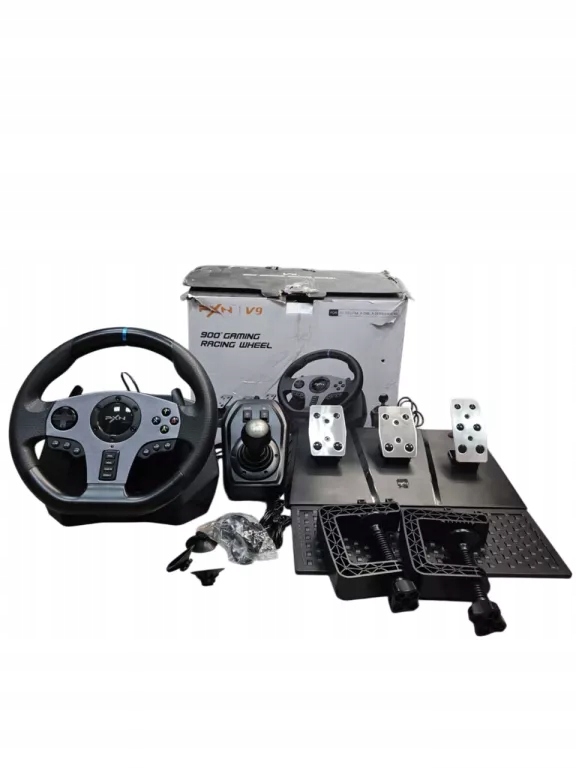 PXN V9 kierownica gamingowa z pedałami i shifterem