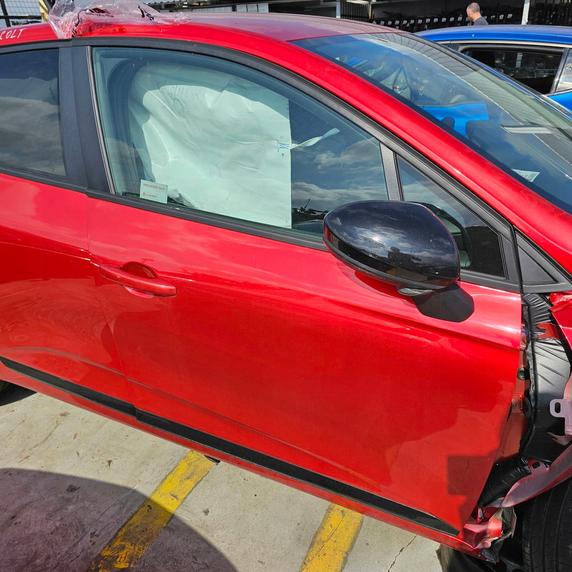 door right front TENNP CLIO MITSHUBISHI COLT VIII