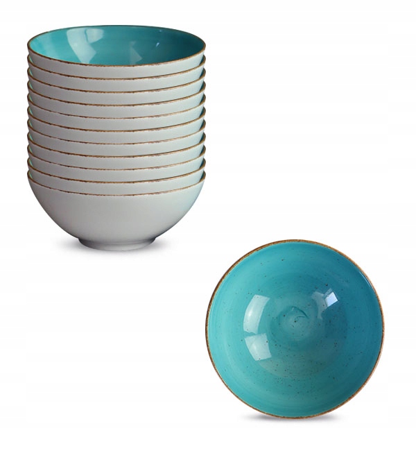 Lubiana Boss 6630L 12x Salaterka 21 CM Morski Porcelana Malowana Ręcznie