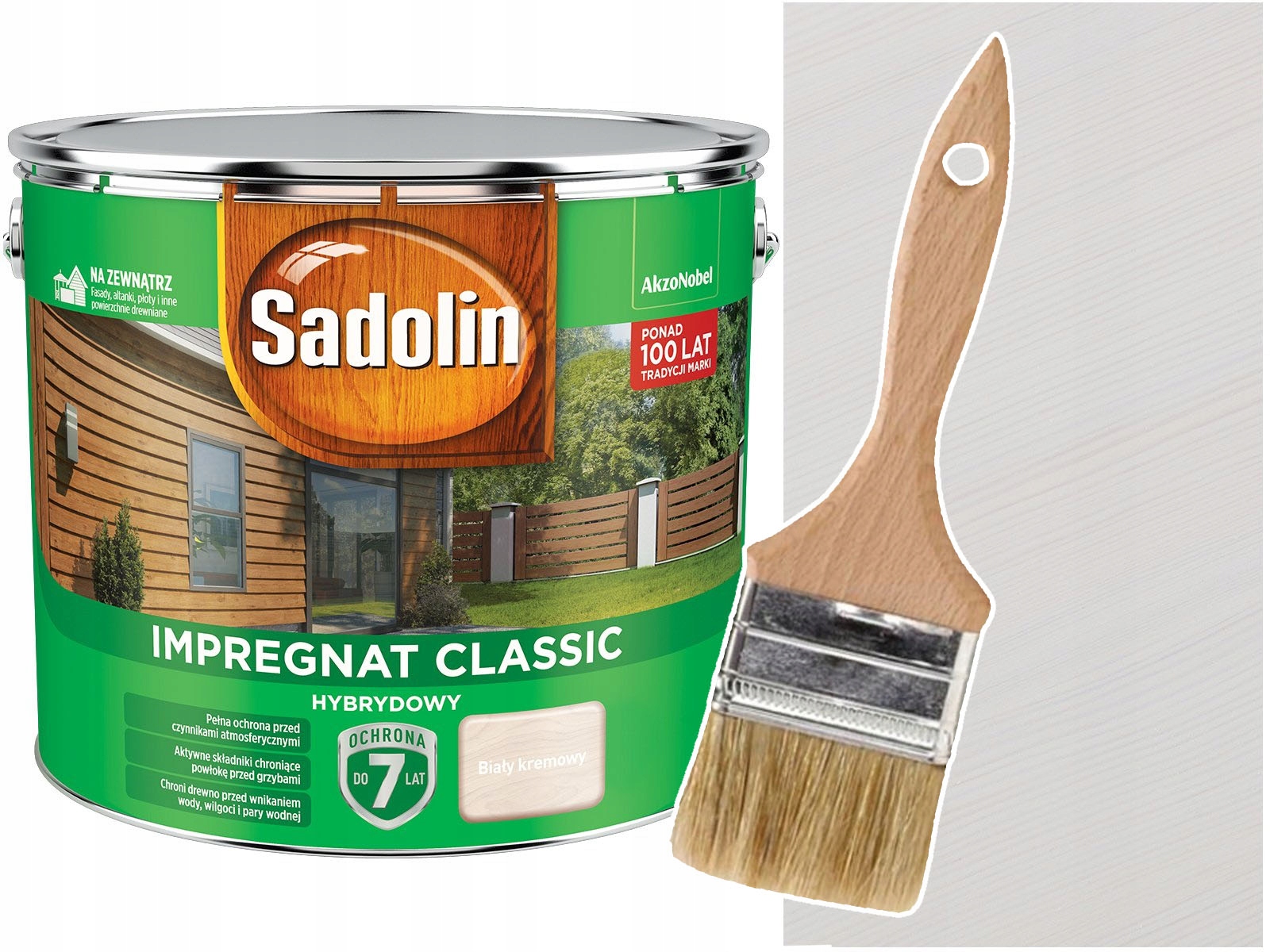 

Sadolin Classic Hybrydowy Biały Kremowy 4,5L