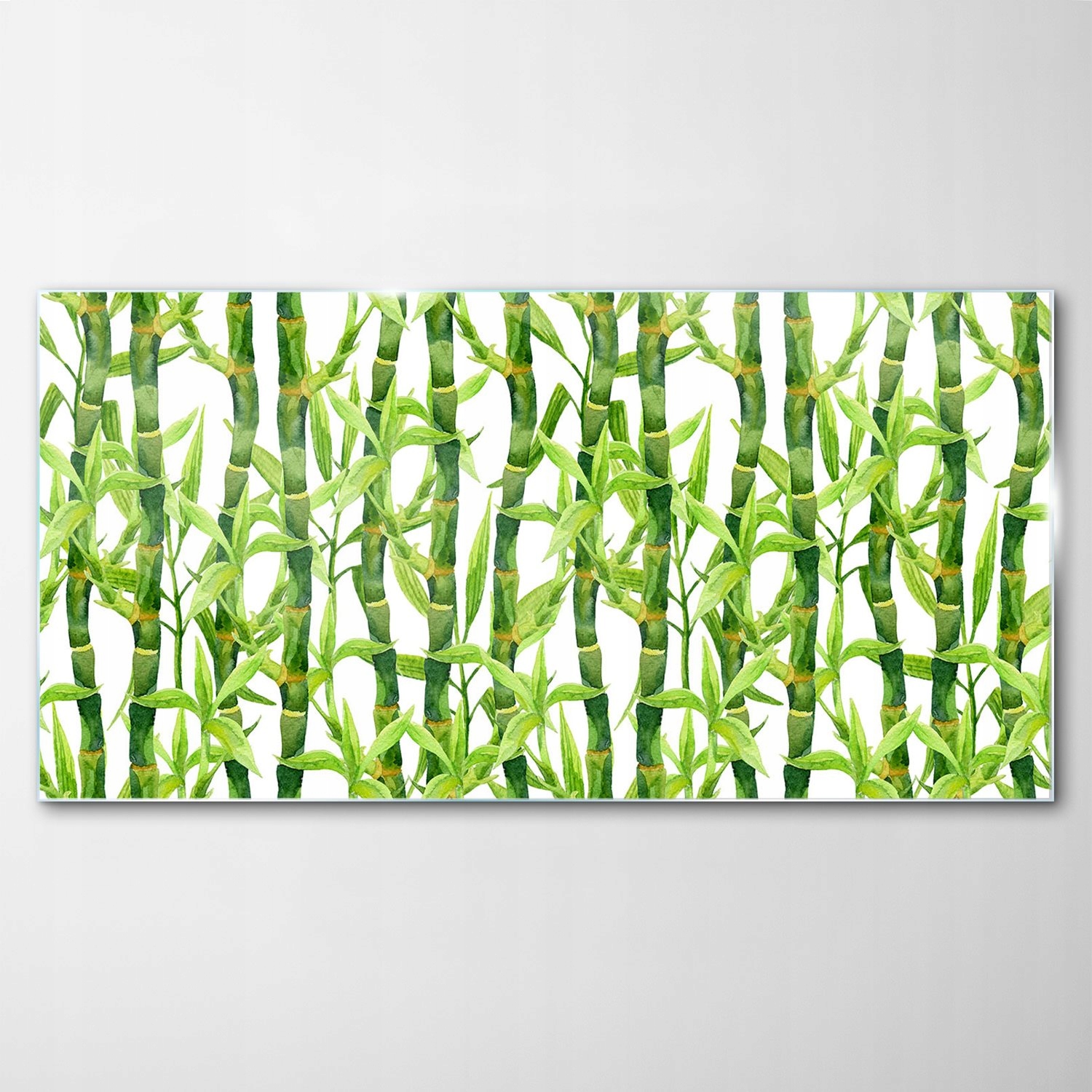 

Obraz na Szkle Dekor Natura Akwarele Bambus 100x50