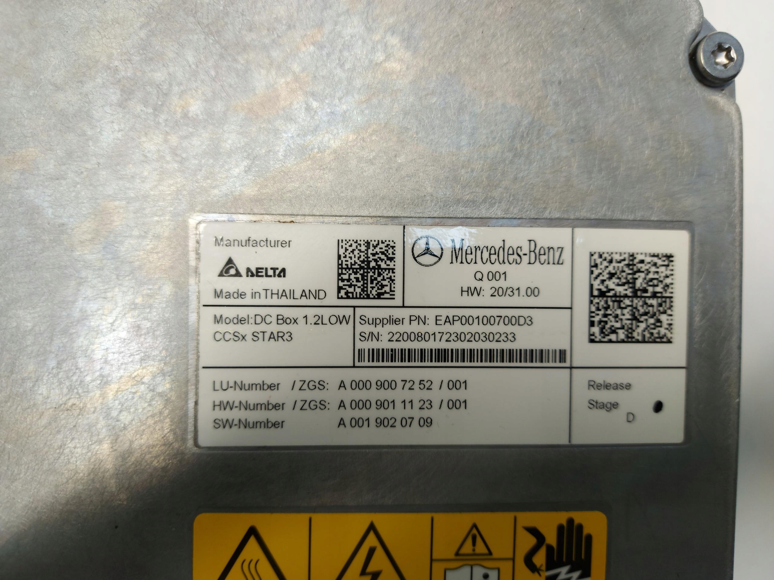 Mercedes GLA 250e LIFT H247 module control unit LADOWANIA A0019020709
