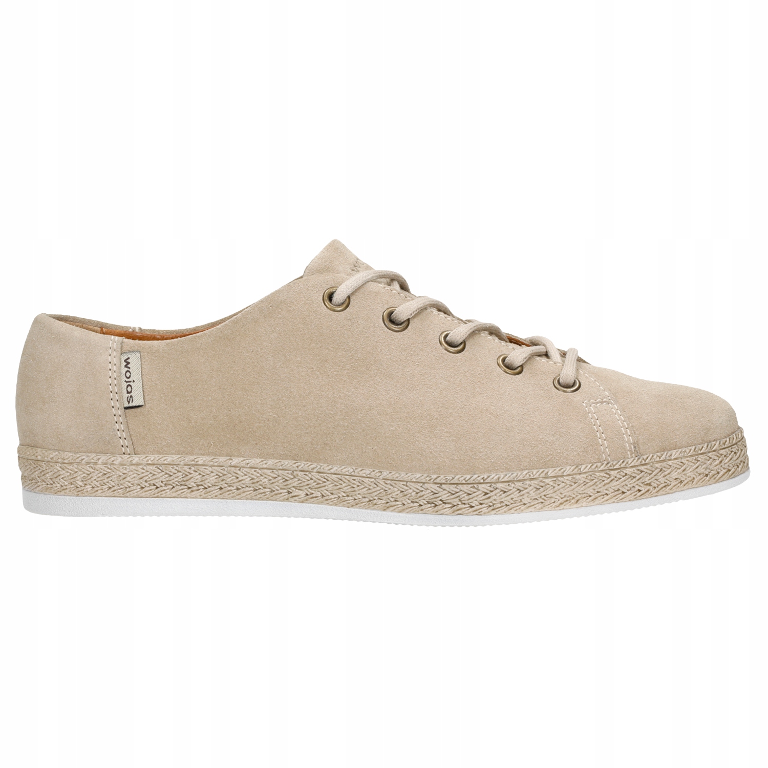 

Buty Wojas Półbuty damskie welur beżowe r. 40