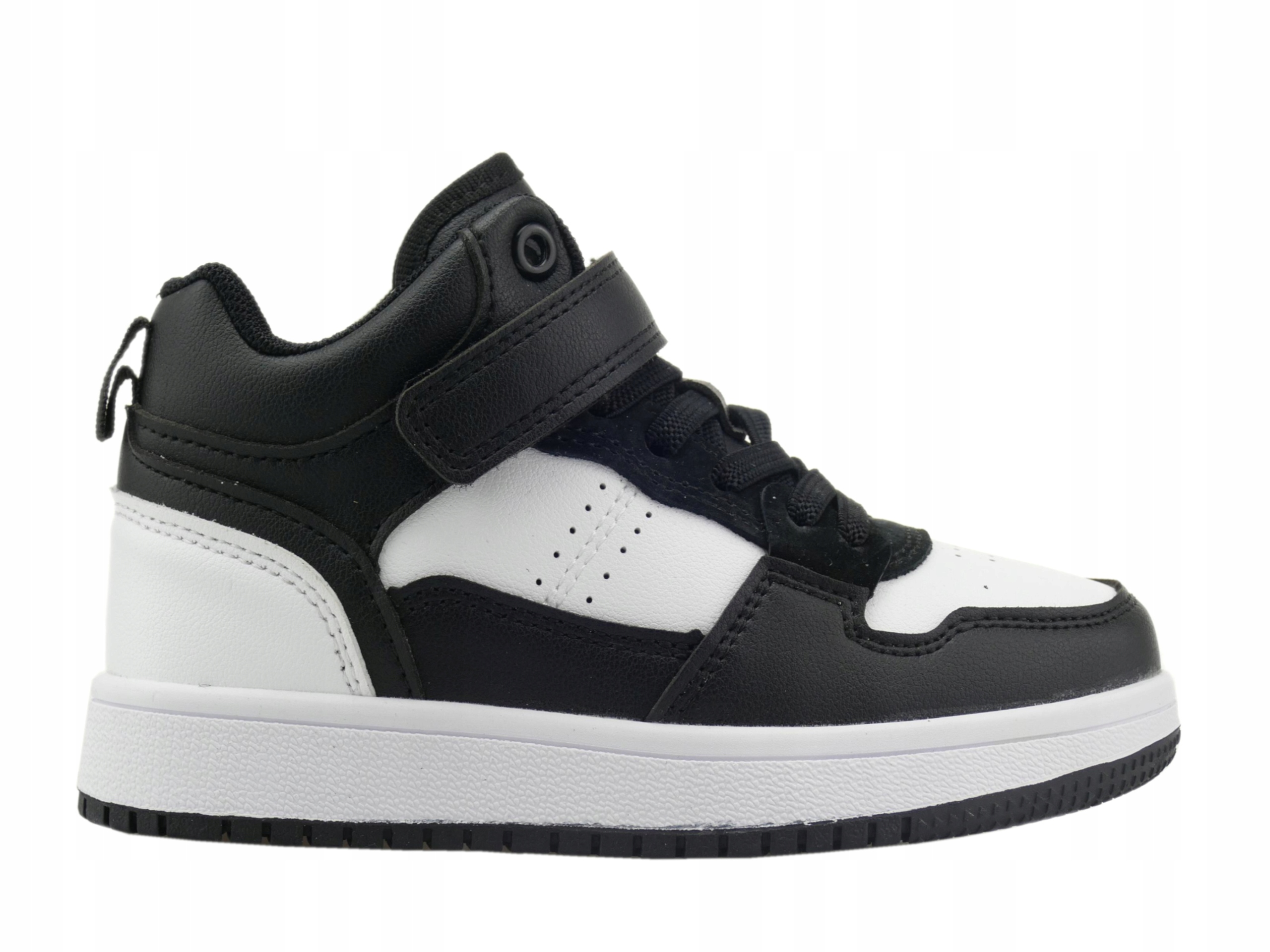 ADIDASY CHŁOPIĘCE WYSOKIE BUTY DZIECIĘCE SPORTOWE WKŁ. SKÓRA LEKKIE R.27 Kod producenta TC819 / TC823 BLACK WHITE