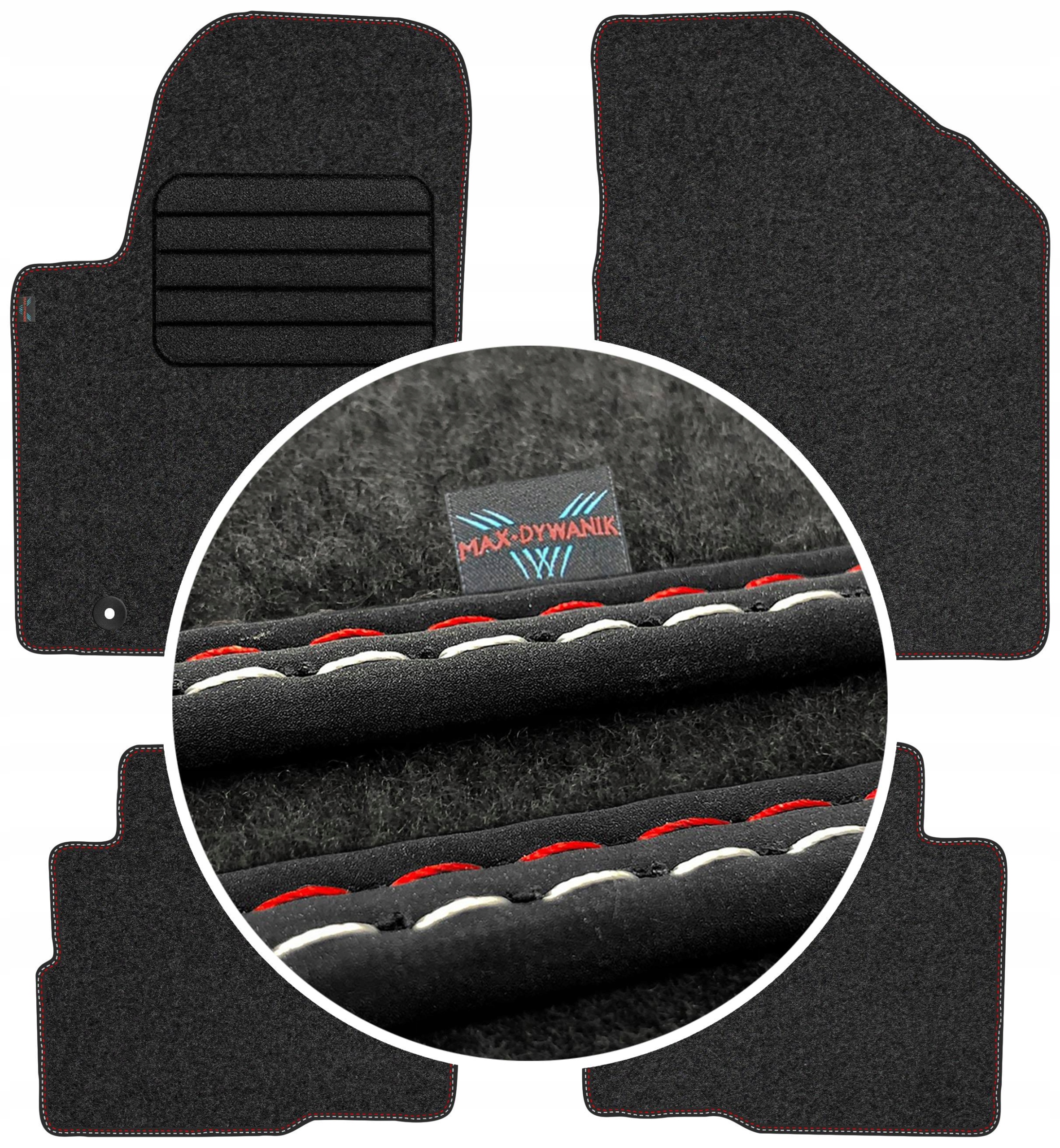 Kia Soul I Fl 2011-2013 Velurové autokoberce Koberce do auta