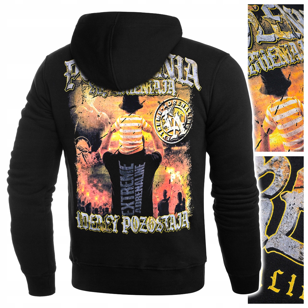 Pánská mikina s kapucí Extreme Adrenaline Fanoušek Generace se mění XL