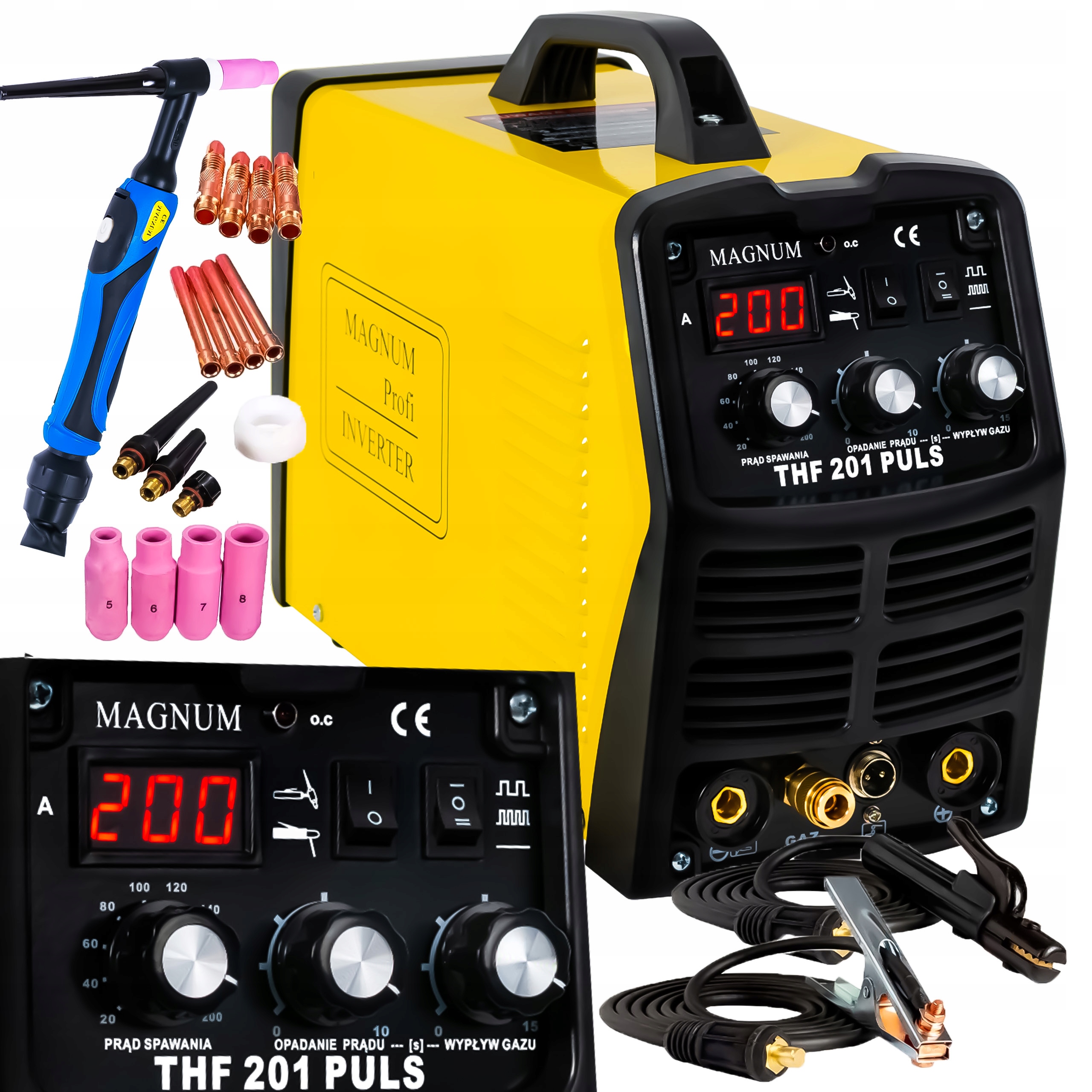 Spawarka Magnum Tig Thf 201 Puls Digital 200A 230V