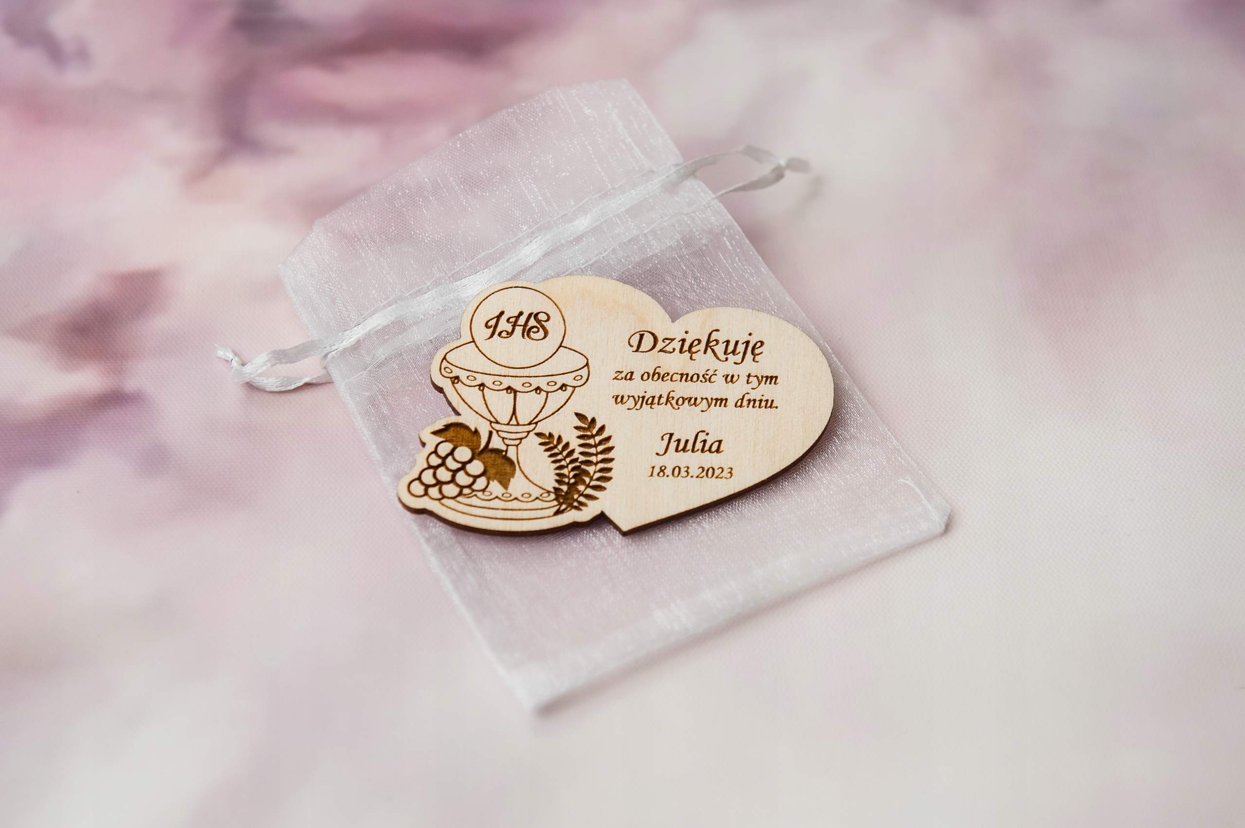 Podziękowania dla gości Magnes komunia MKD-4 Marka inna