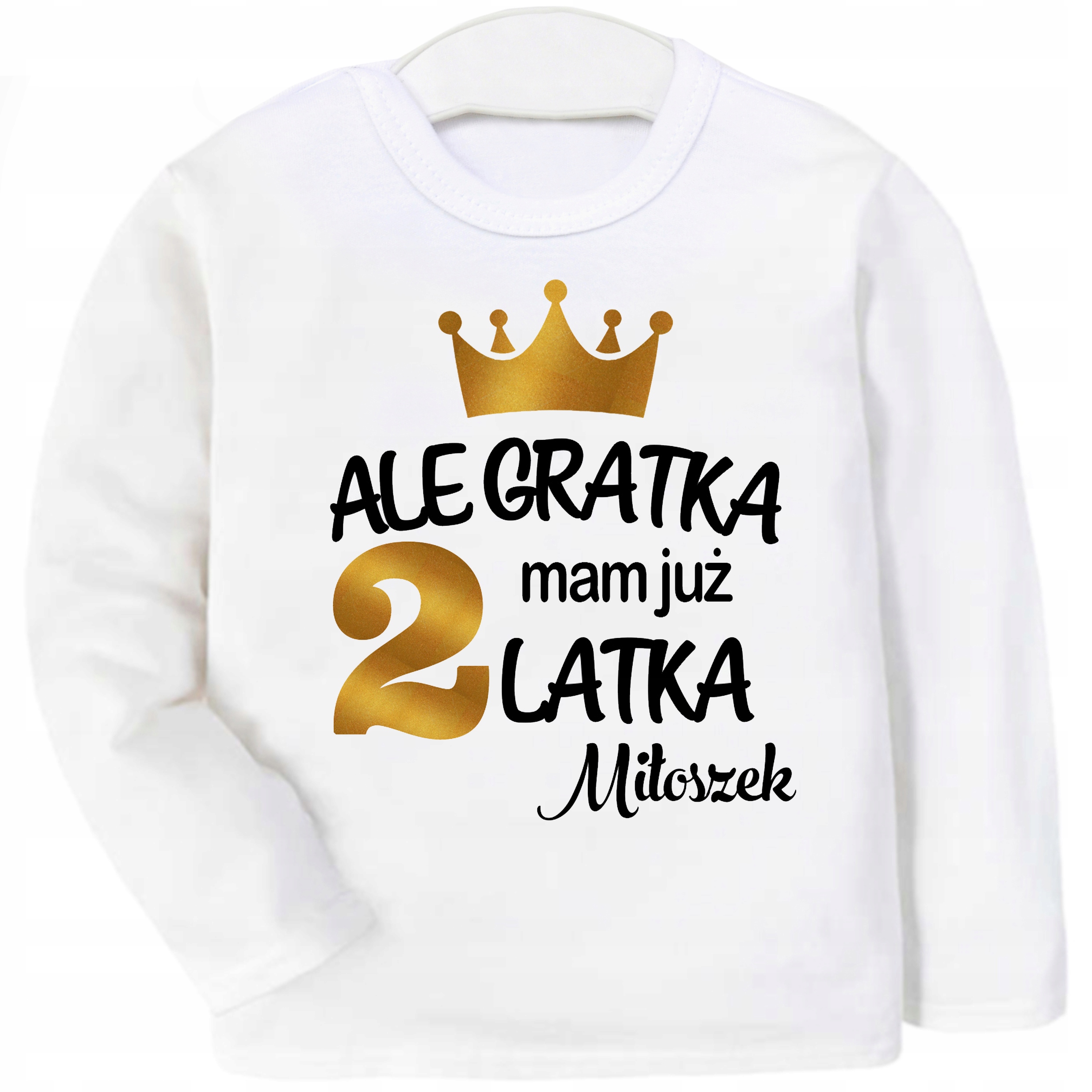 

Bluzka koszulka Ale gratka mam 2 latka Imię r 98