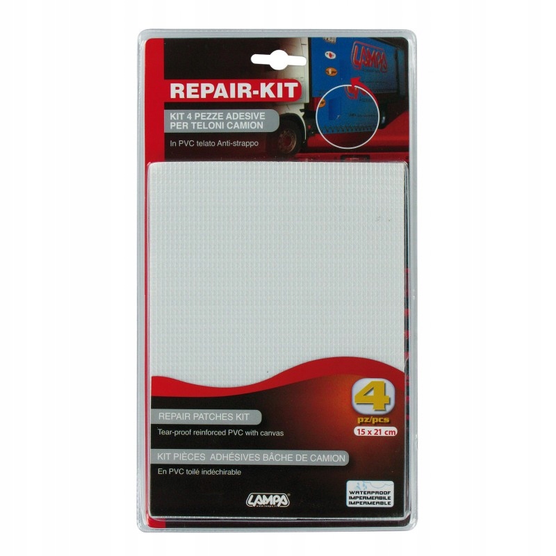 

Łatki łata do plandek 4 szt 15 x 21 cm Pvc