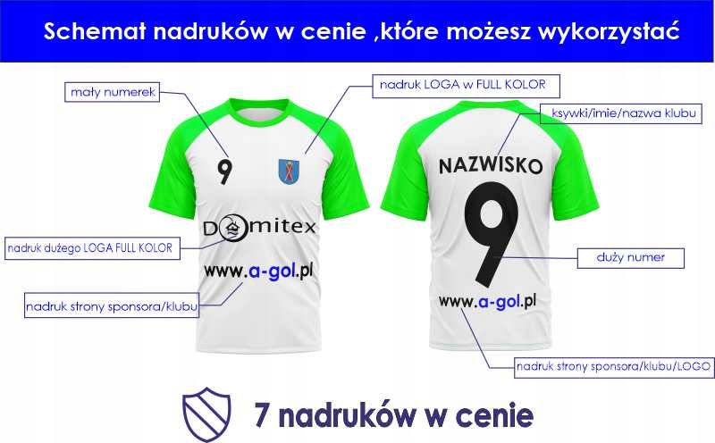 Koszulka na HALE z nadrukiem LOGA seledyn 2021 18 EAN (GTIN) 5904119256318