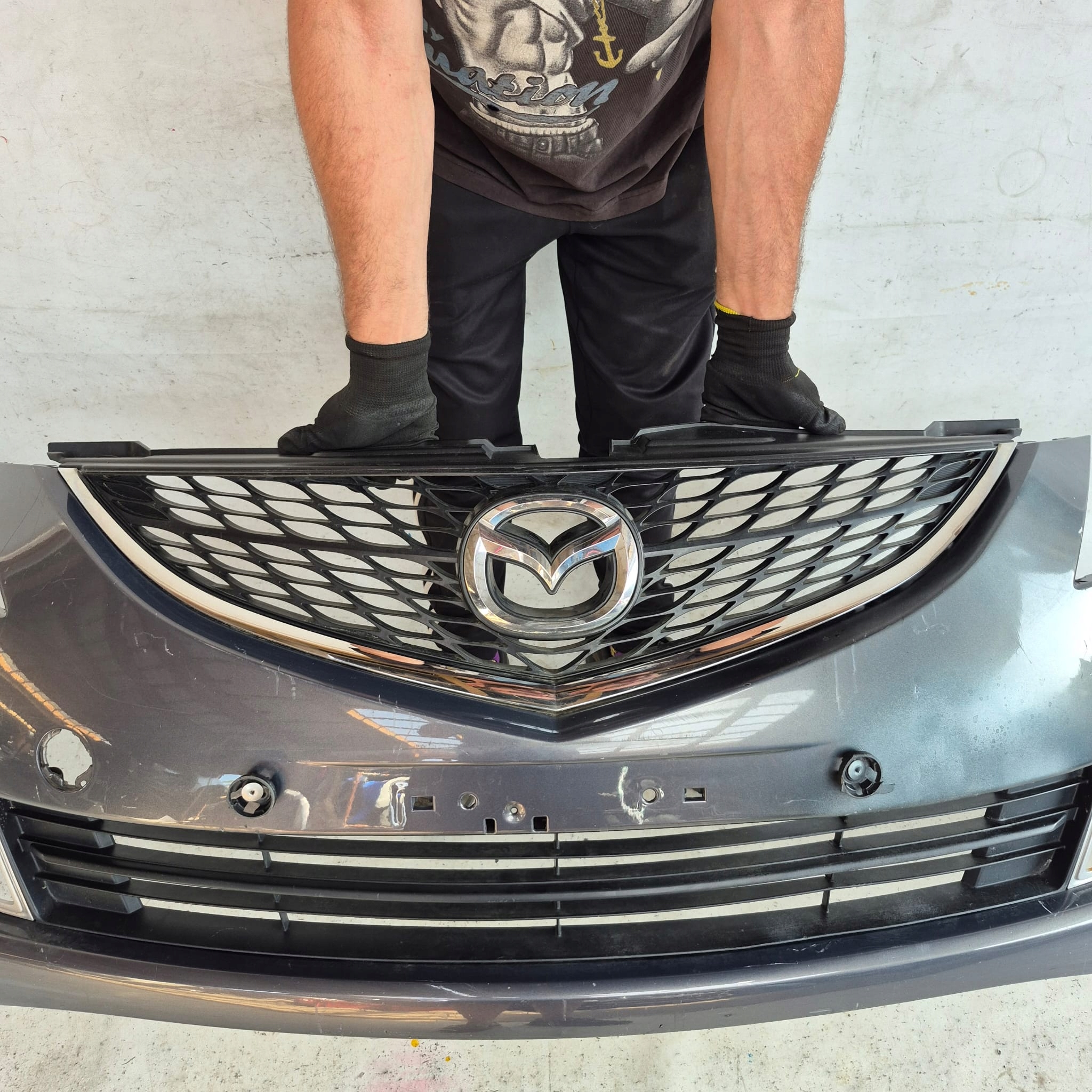 MAZDA 6 II GH 08-10 bumper front front PDC