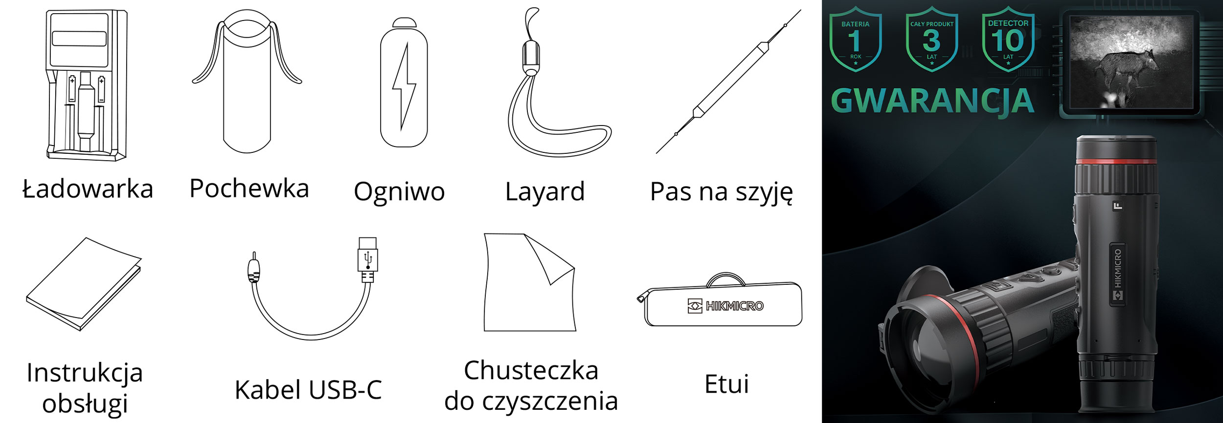 Kamera termowizyjna termowizor HIKMICRO by HIKVISION Falcon FQ50 Częstotliwość odświeżania 50 Hz