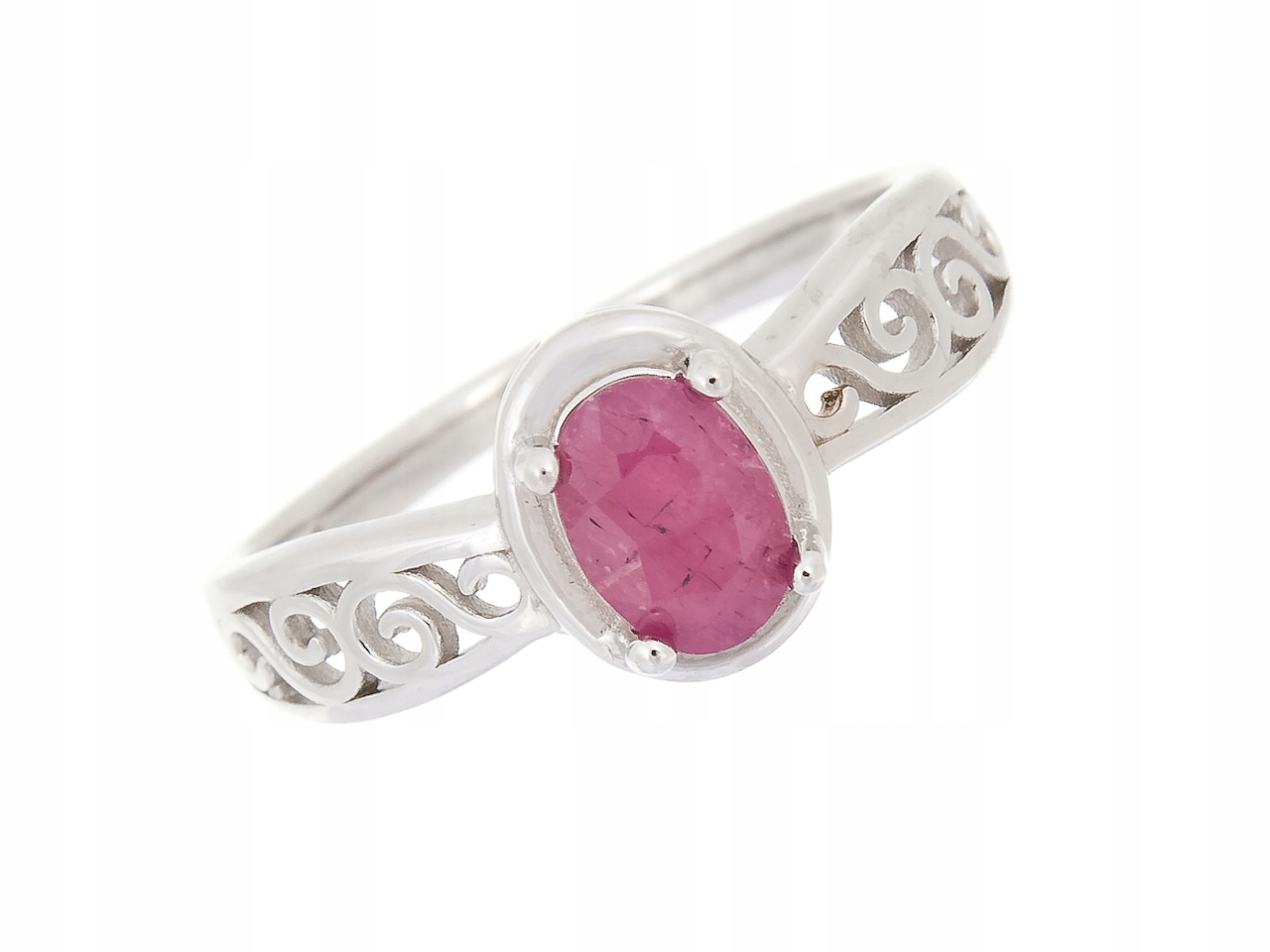 Vel Prstýnek .13 S Přírodním Rubín Dárek