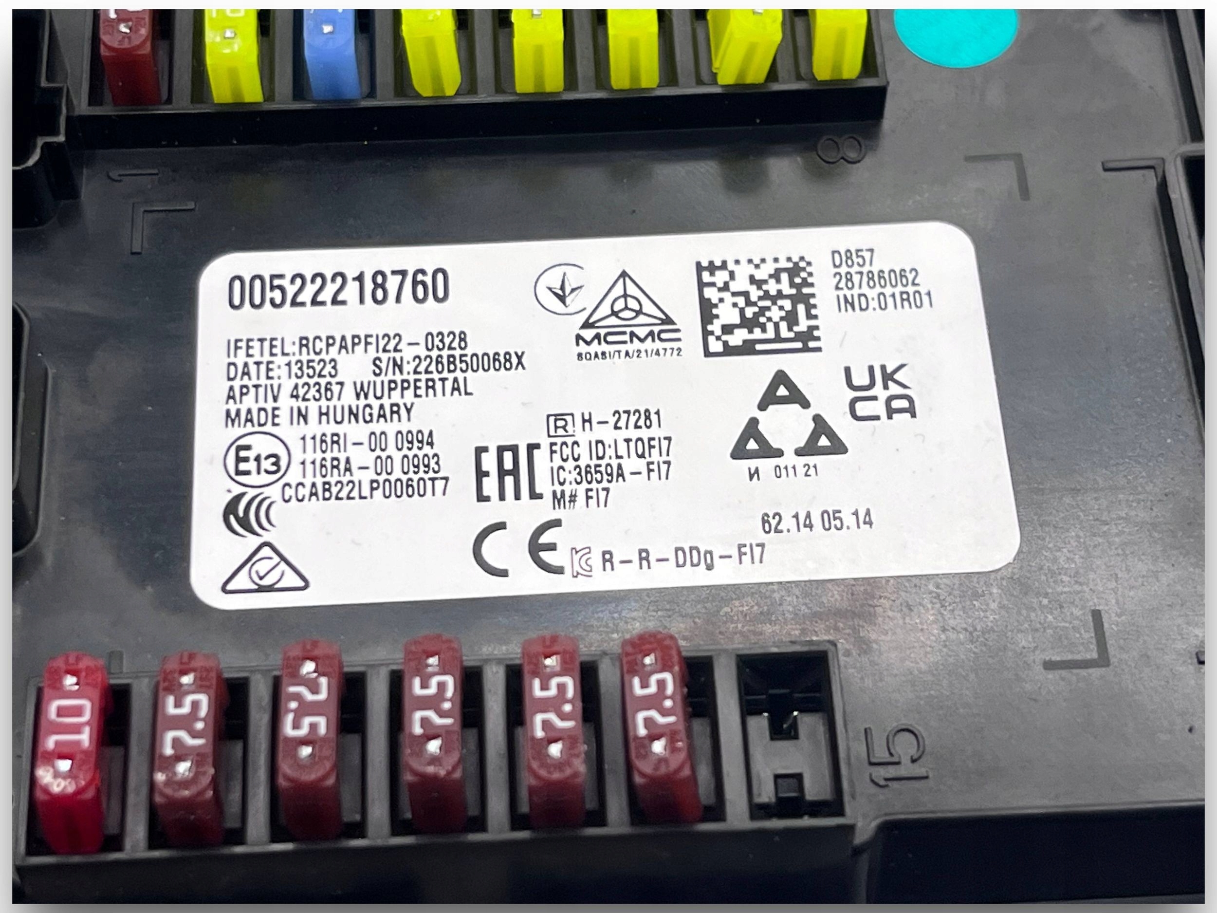 module compartment BSI FIAT TIPO II 00522218760 00521709660