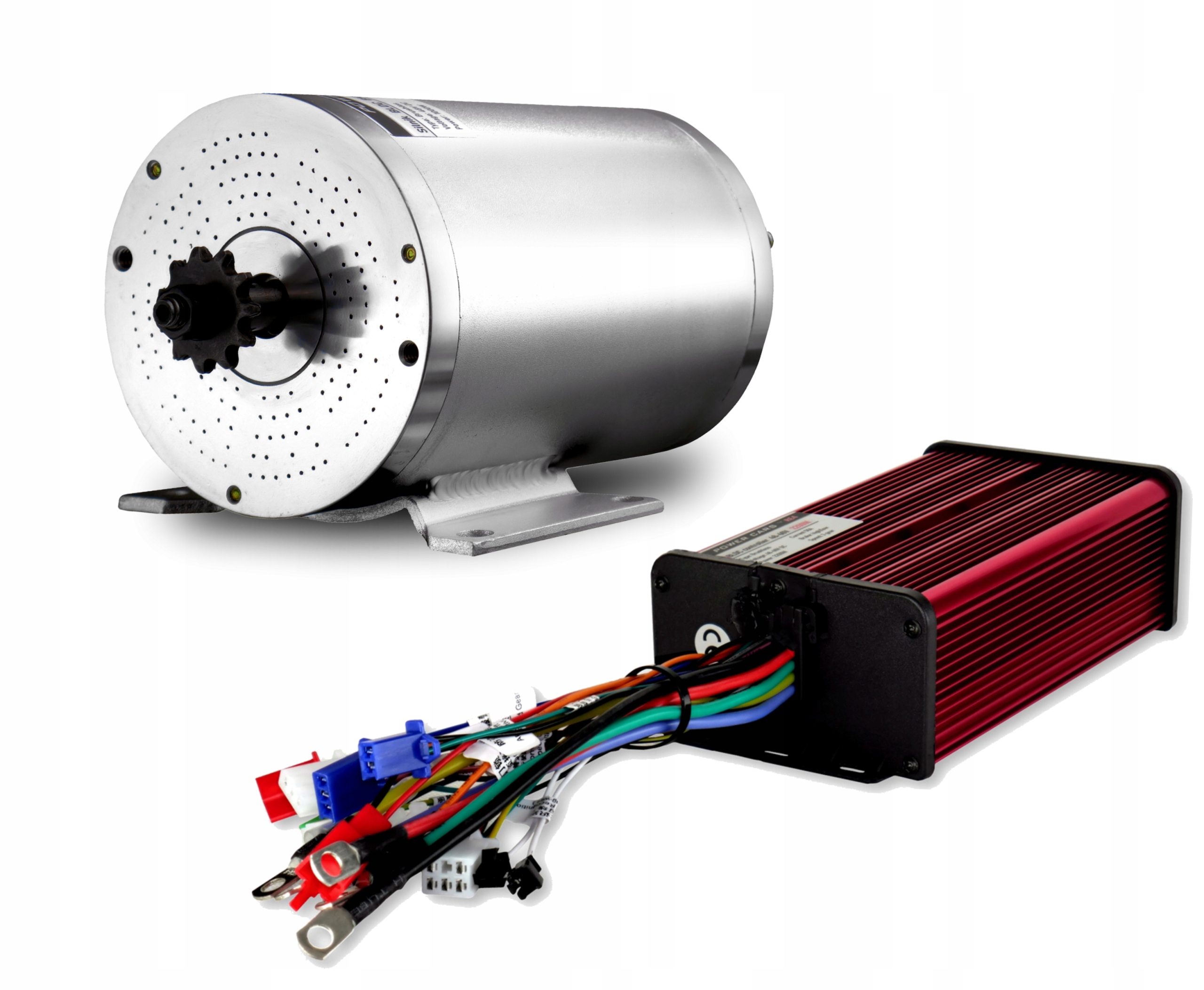 Sada bezkartáčový motor ovladač 60V 2000W pro skútr čtyřkolku a motokáru