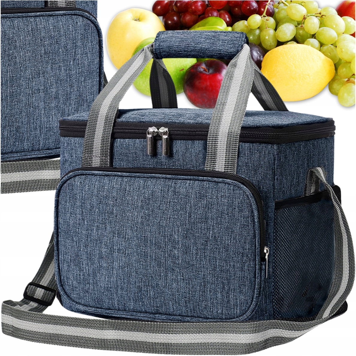 Torba Termiczna ŚNIADANIOWA duża LUNCH BOX na śniadanie jedzenie napoje Marka inna marka