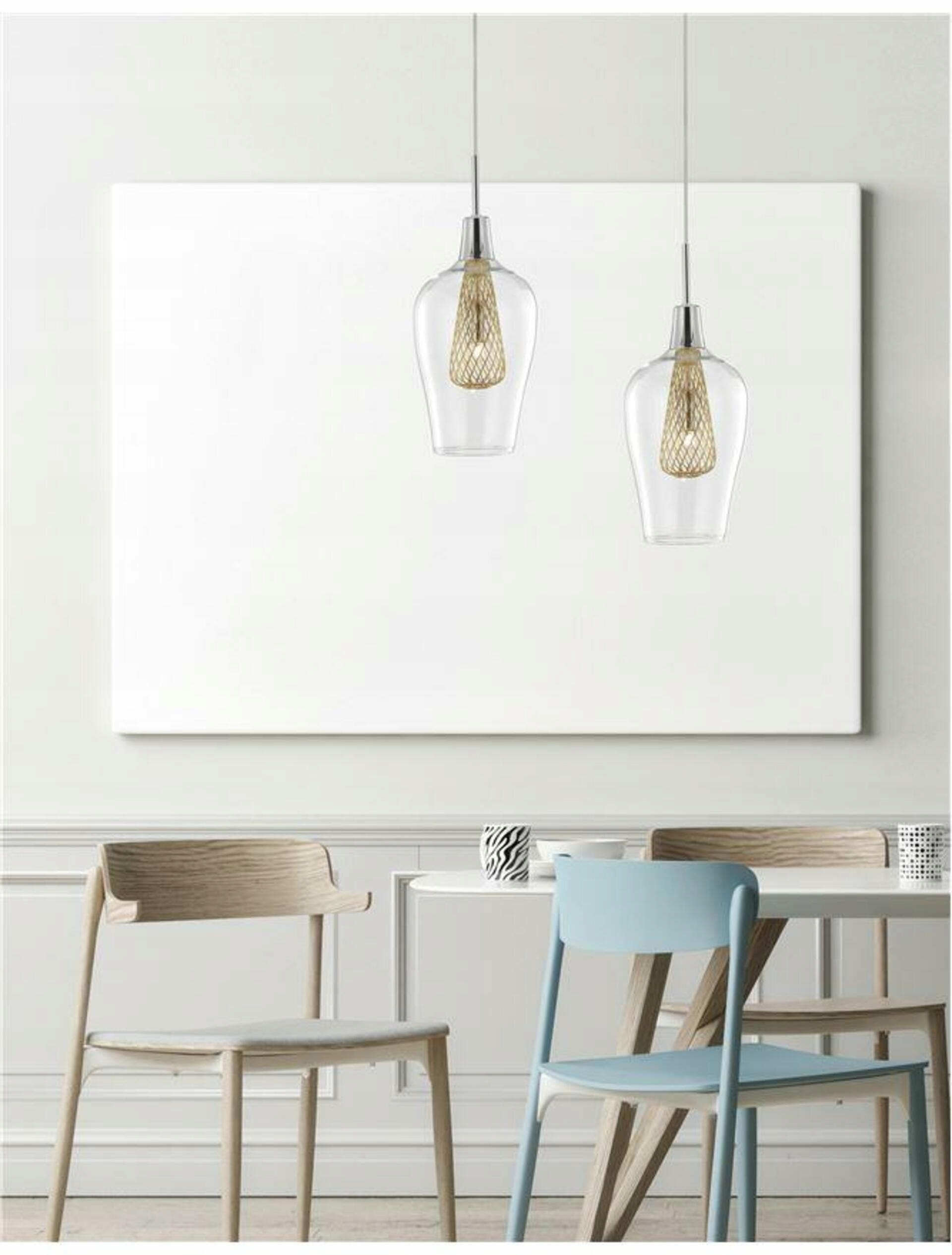 Nova Luce Nápadité závěsné svítidlo Filo ve vintage stylu pr. 140 x 190 x