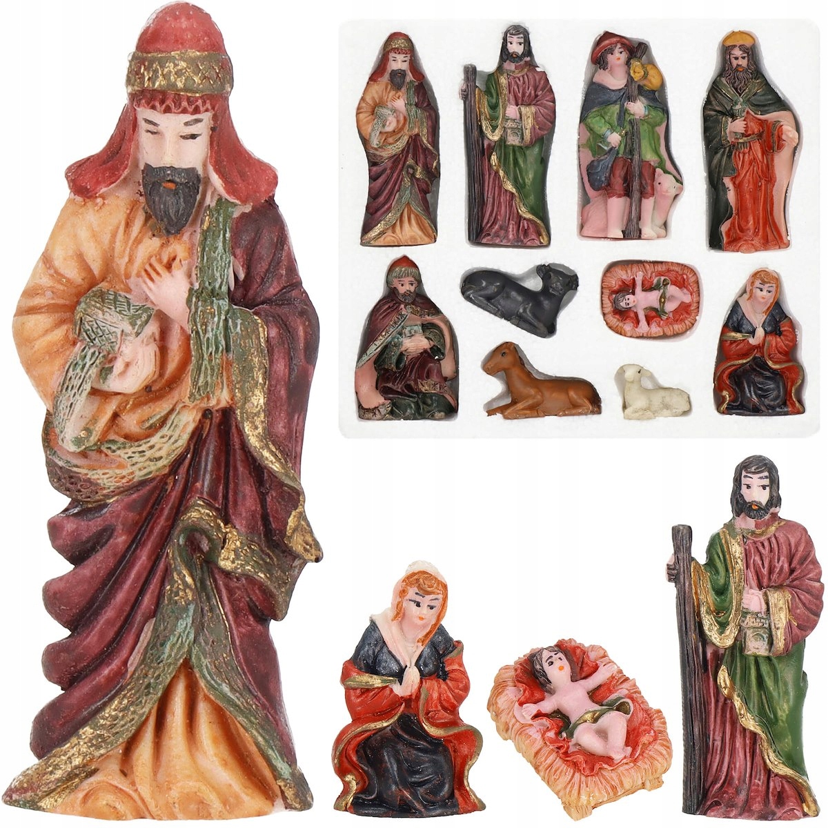 

Szopka Bożonarodzeniowa Figurki Do Szopki 10 Elem