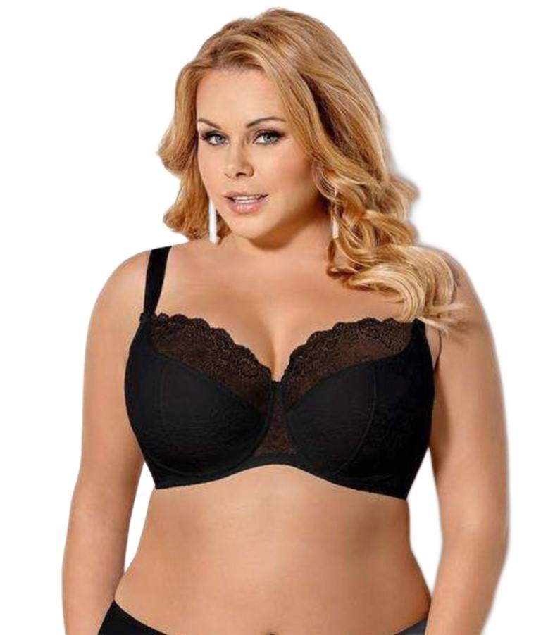 Polovyztužená podprsenka Gorsenia Blanca Černá 65J