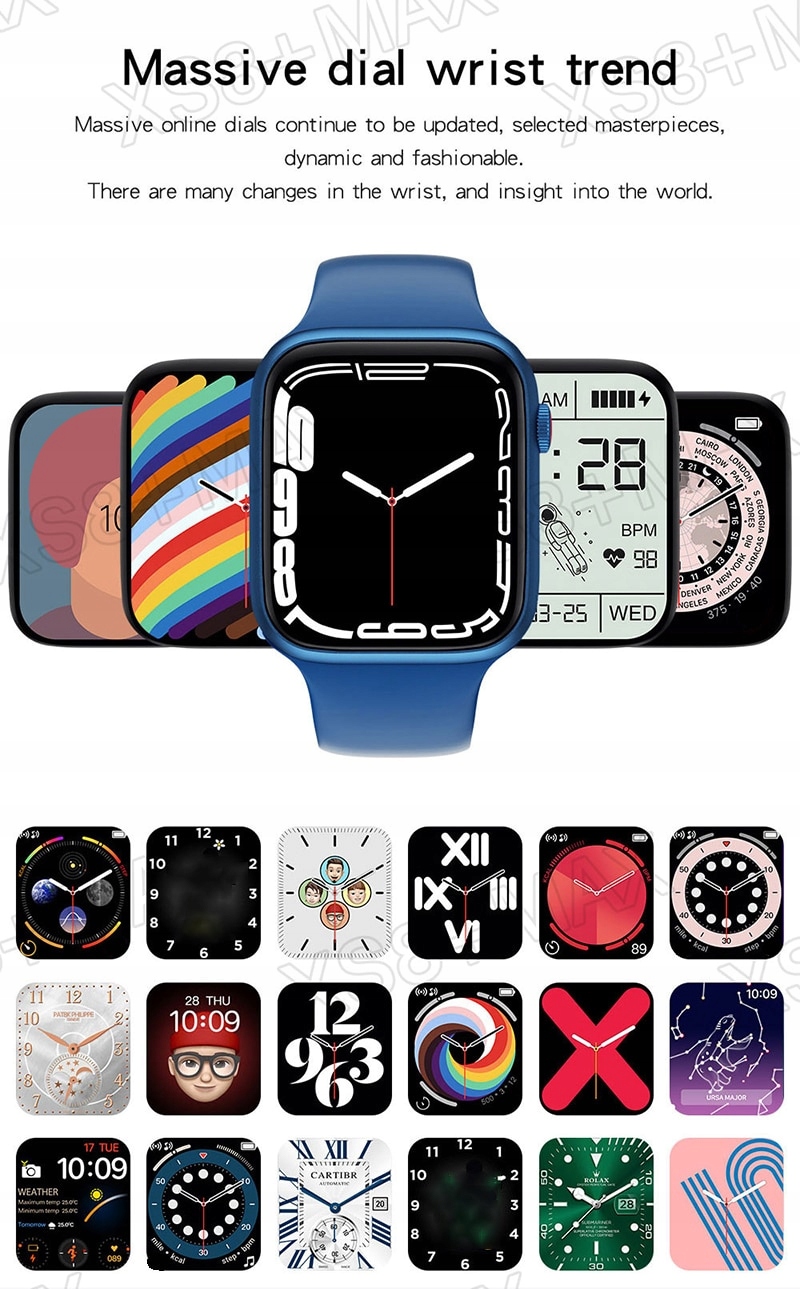 2022 IWO Series 8 Smart Watch XS8 MAX Bluetooth Marka bez marki