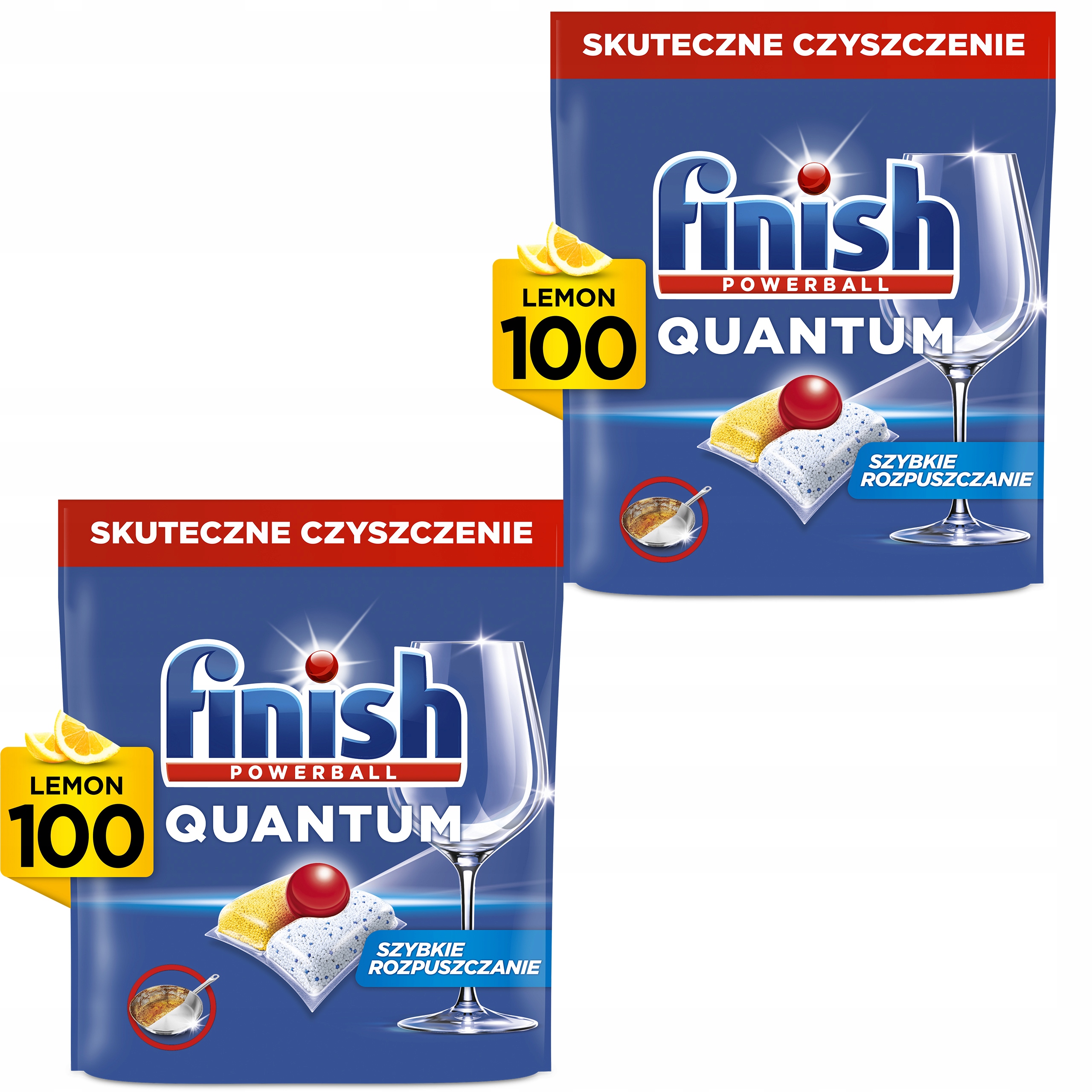Finish Quantum Kapsle do myčky nádobí Lemon Citron 2x 100 kusů