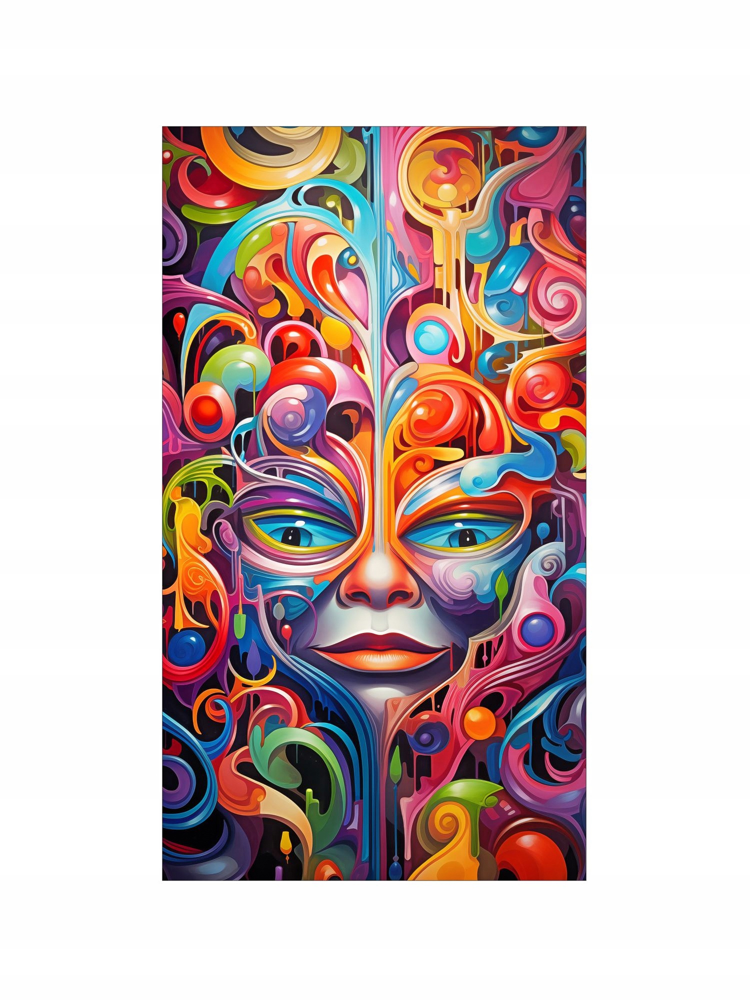 Dekorativní Vertikální Ozdobný Radiátor S Obrazem 970/545 ART12