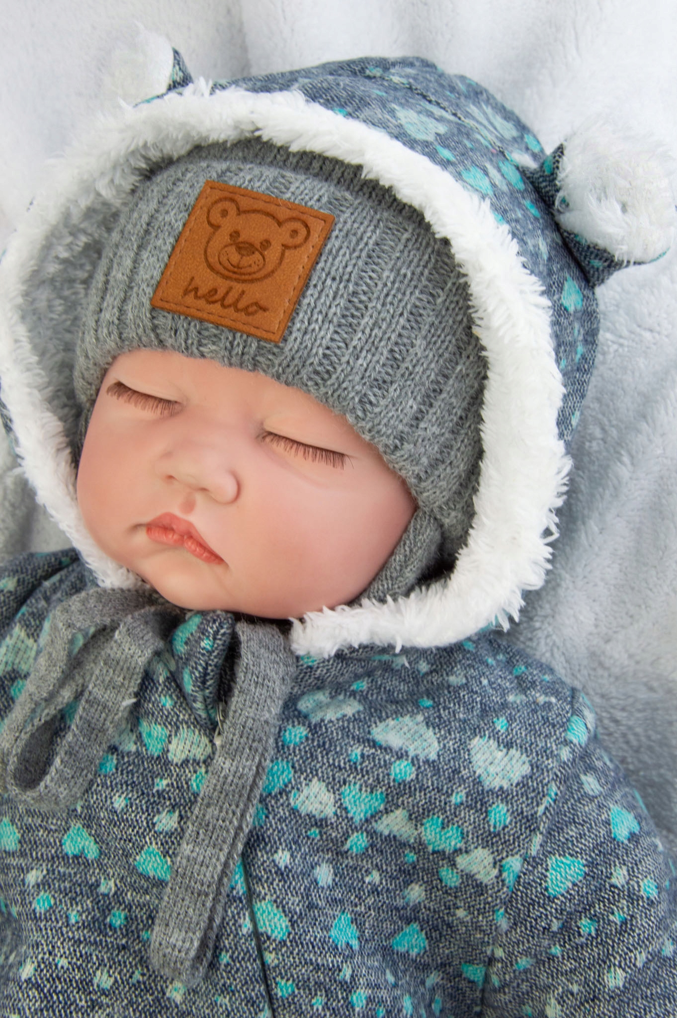 KOMBINEZON NIEMOWLĘCY ocieplany SERDUSZKA 62 pajac Rozmiar 62