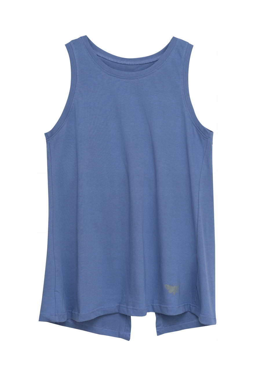 By Insomnia Modrá Tričko Bez Rukávů Tami S