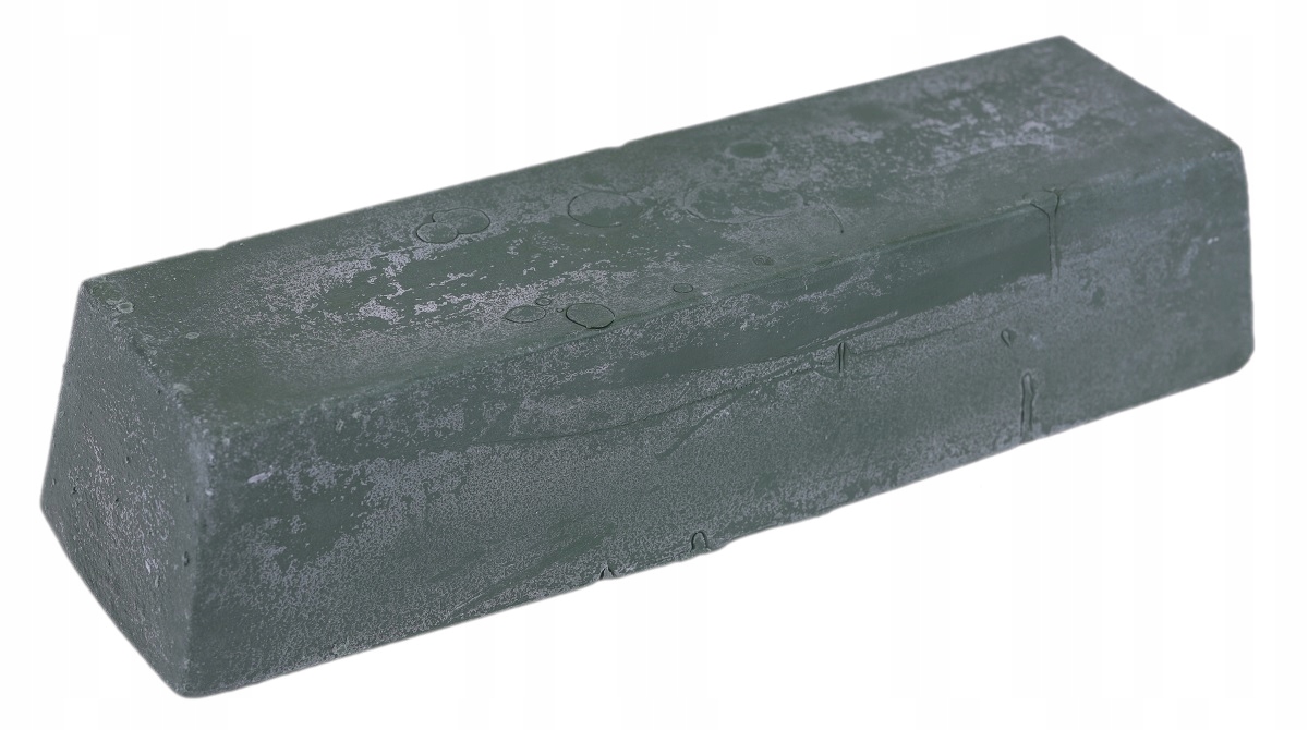 PASTA POLERSKA ZIELONA DO METALU STALI NIERDZEWNEJ 800 g METALE KOLOROWE Marka bez marki