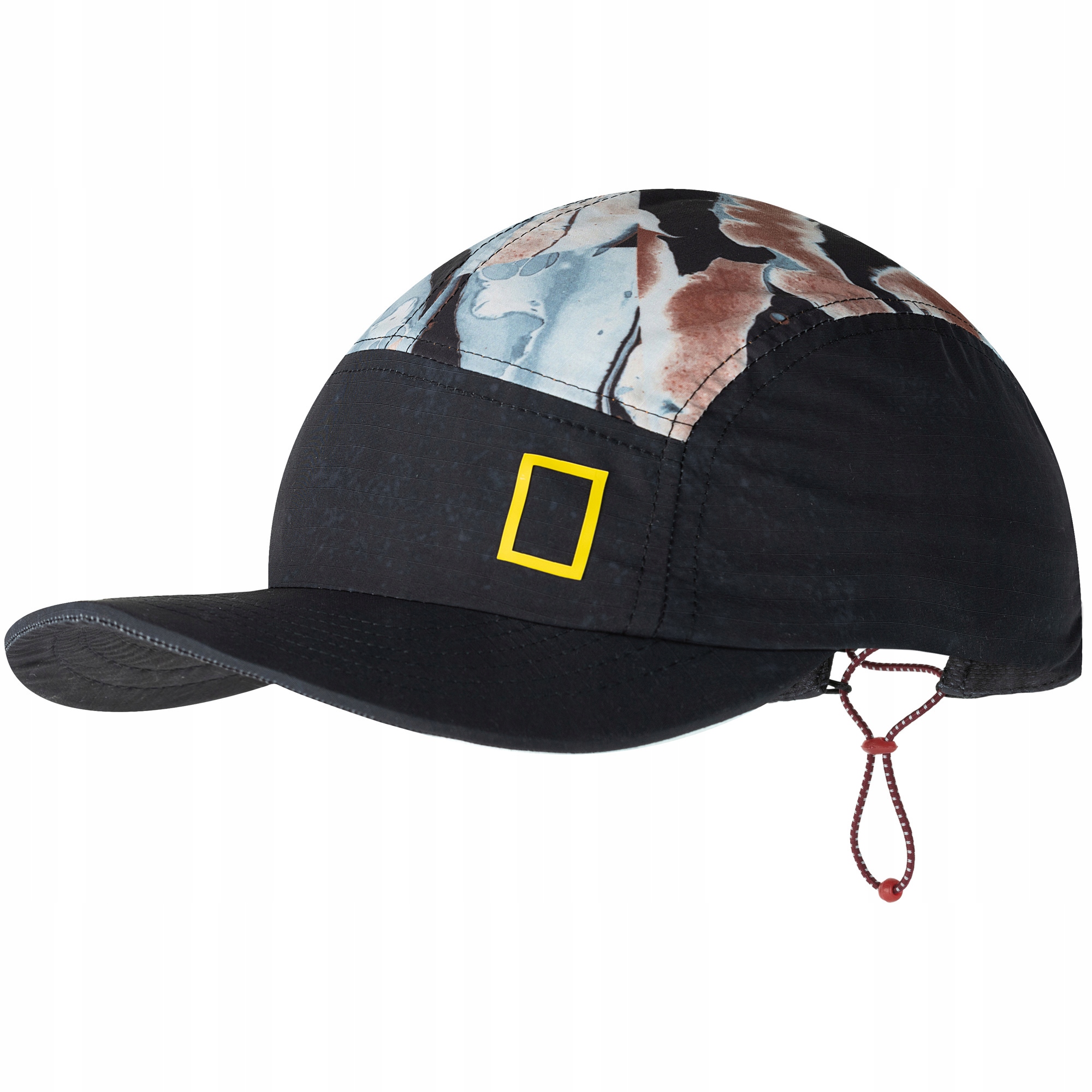 Kšiltovka Buff 5 Panel Explore Cap Reige Black one size