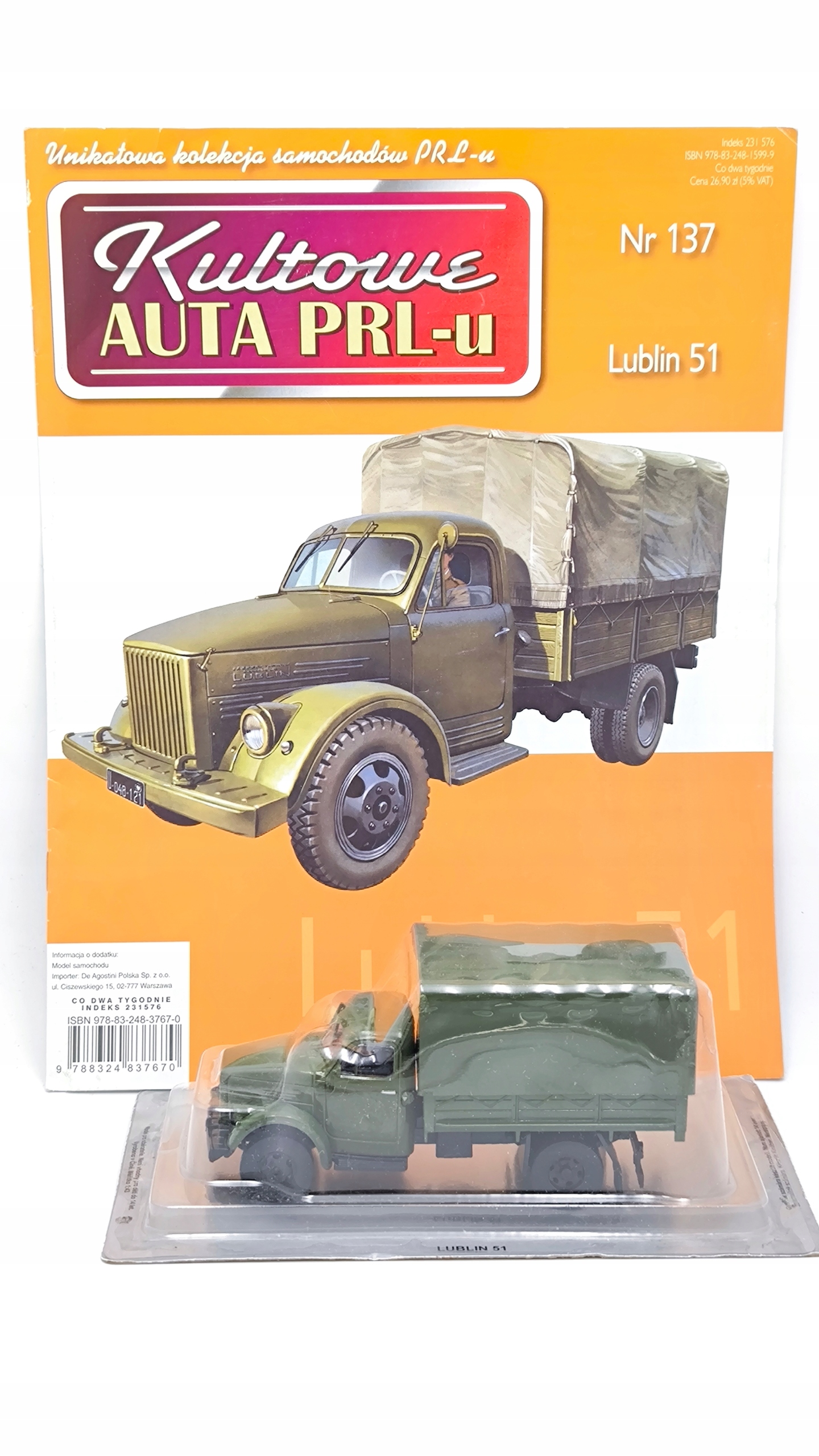 Lublin 51 Ikonická auta PRLu č.137 1:43 DeAgostini