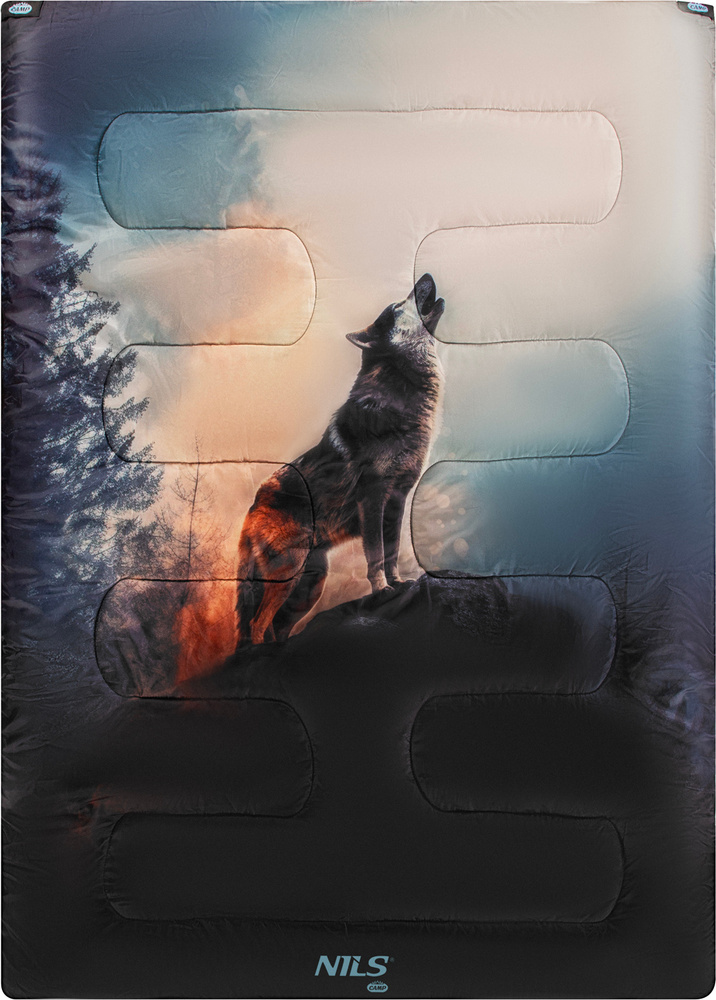 Turistický Spací Pytel 3V1, Dvoumístná Přikrývka Nils Camp, Rozměry 200 X 140 CM