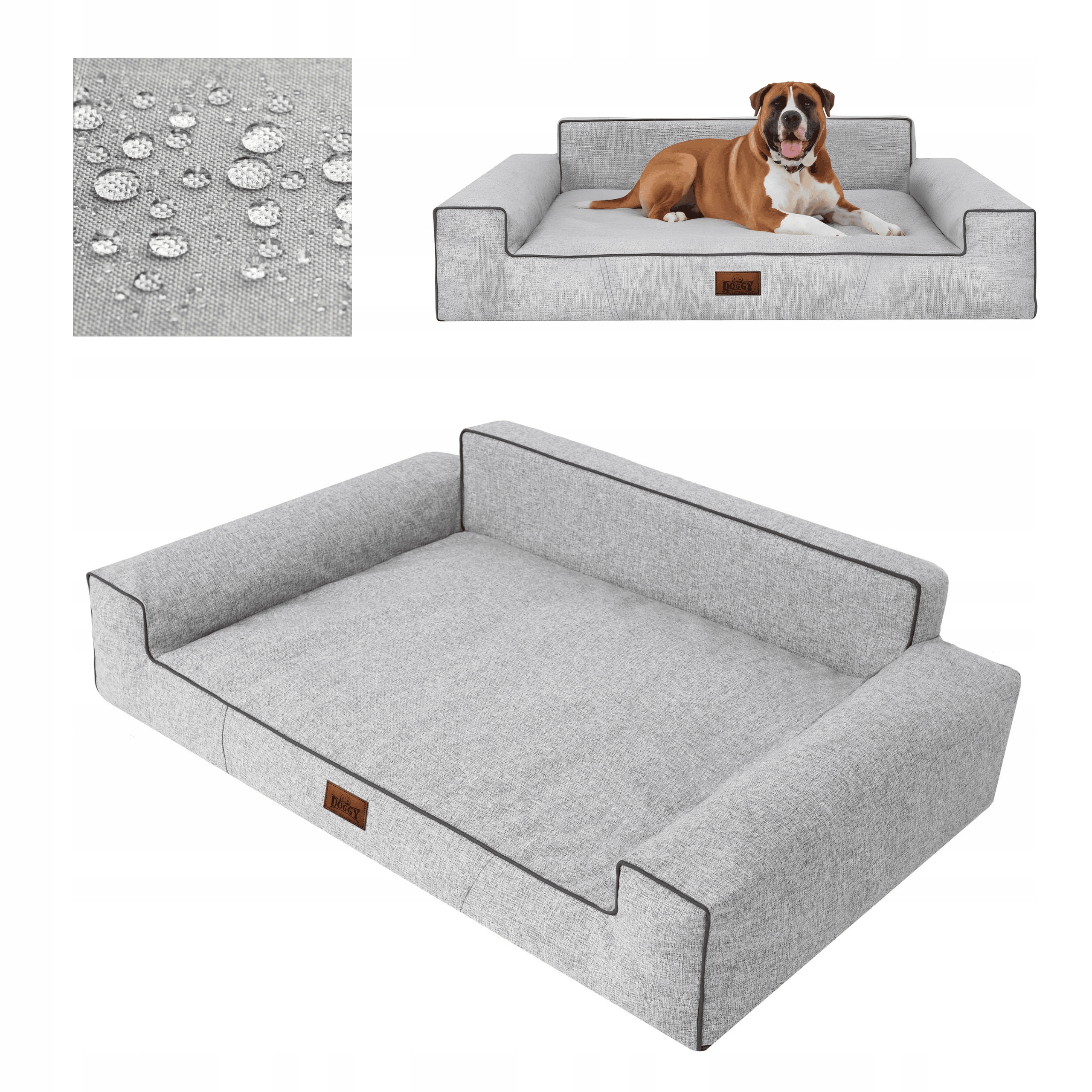 Pelíšek pro psa, voděodolná matrace potah kotec pro psa XXL 116x78 cm