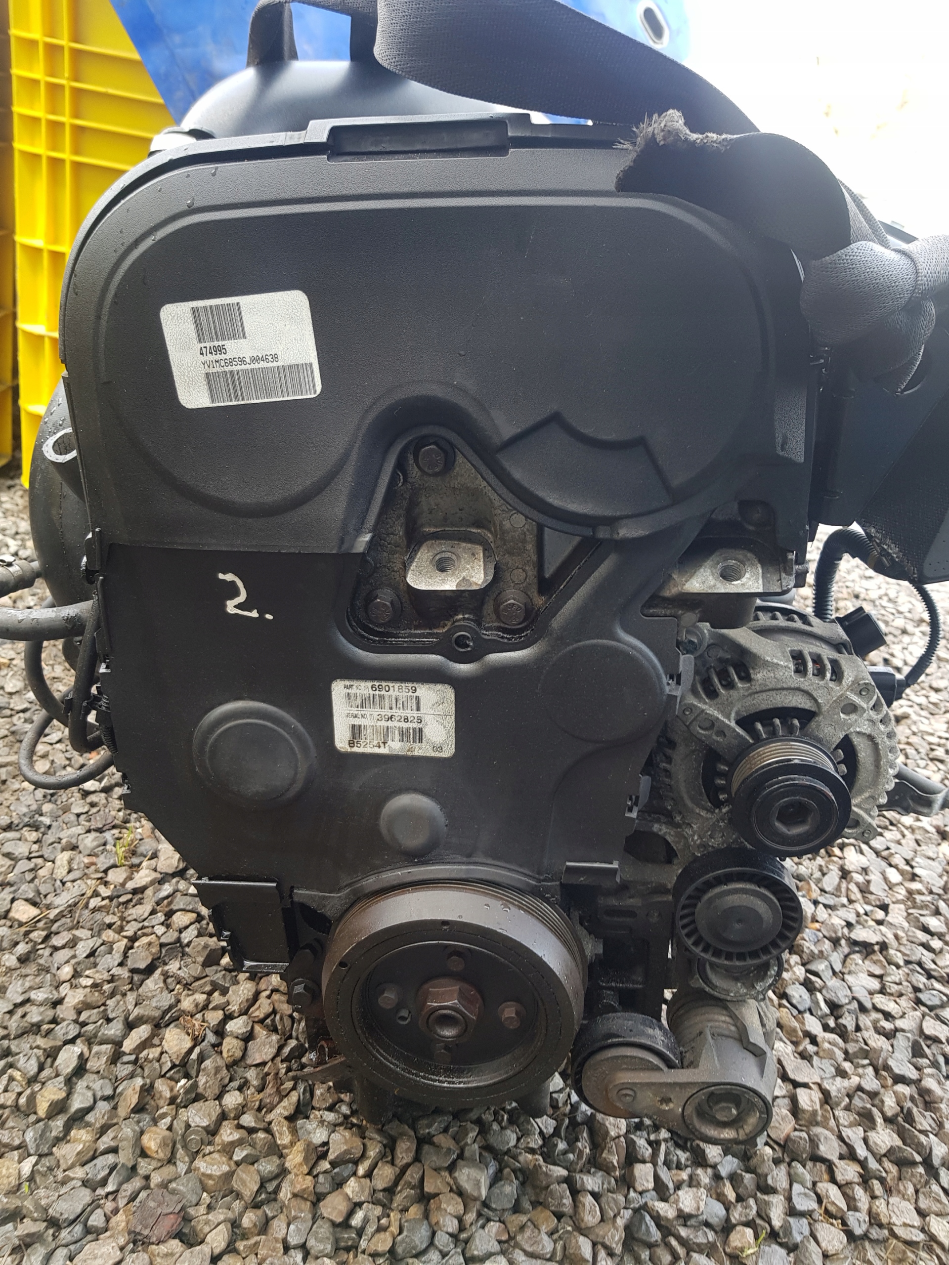 VOLVO S60 S80 V70 2.5T TURBO 2006 B5254T engine complete KPL 187 TYS