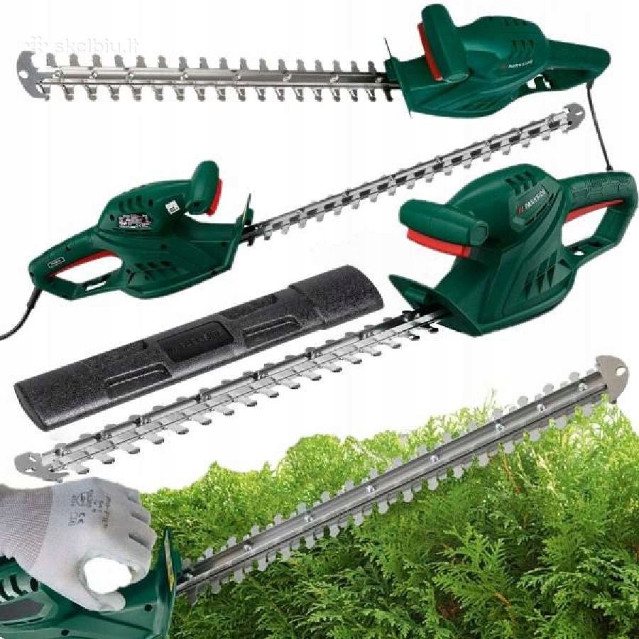 Elektryczne Nożyce Do Żywopłotu Sieciowe 450W Parkside Lekkie