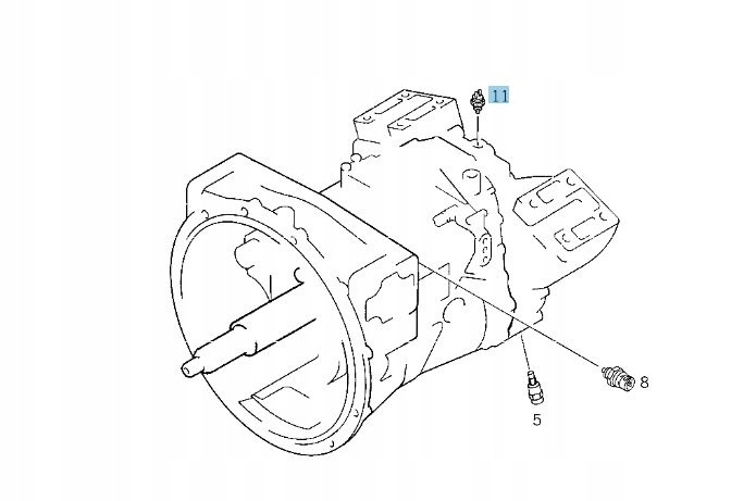 Czujnik do skrzyni Mercedes 712